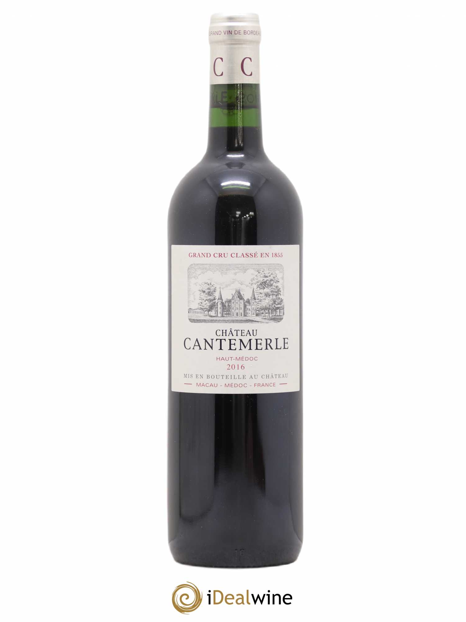 Château Cantemerle 5ème Grand Cru Classé 2016 - Lot de 1 bouteille - 0