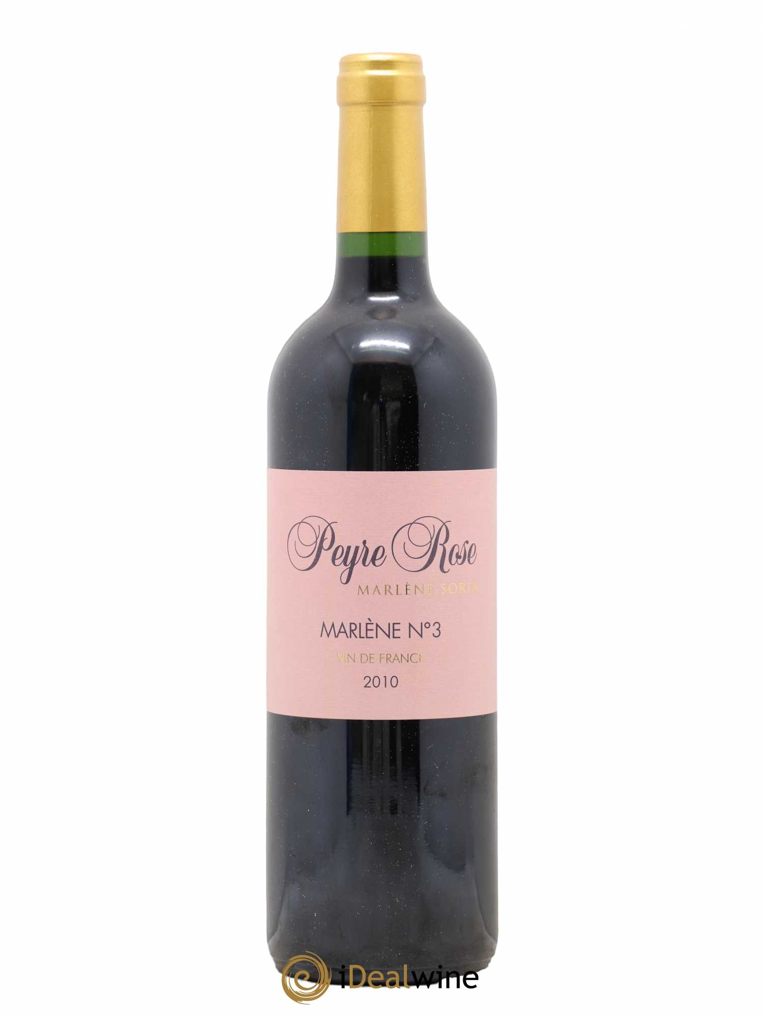 Vin de France (anciennement Coteaux du Languedoc) Peyre Rose Marlène n°3 Marlène Soria 2010 - Lot de 1 bouteille - 0