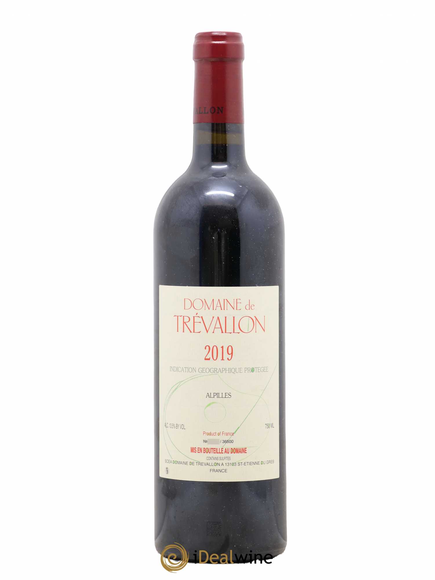 Alpilles Trévallon (Domaine de) Eloi Dürrbach 2019 - Lot de 1 bouteille - 0