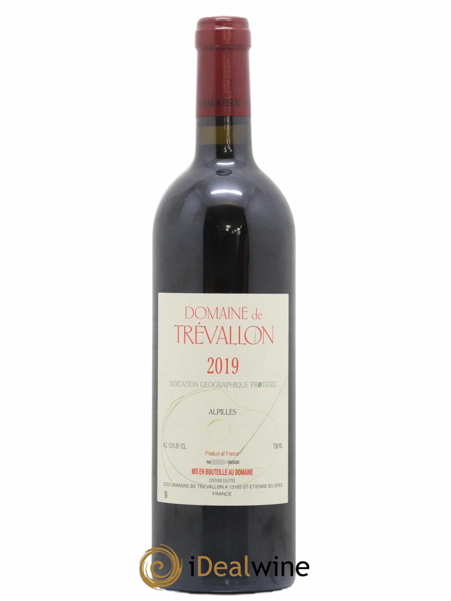Alpilles Trévallon (Domaine de) Eloi Dürrbach 2019 - Lot de 1 bouteille - 0