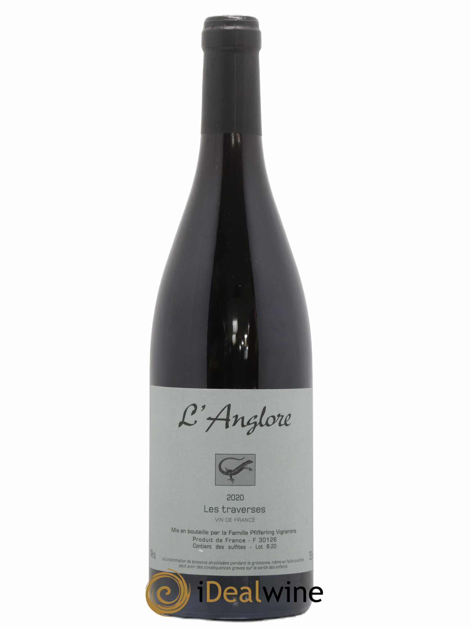 Vin de France Les Traverses L'Anglore 2020 - Lot de 1 bouteille - 0