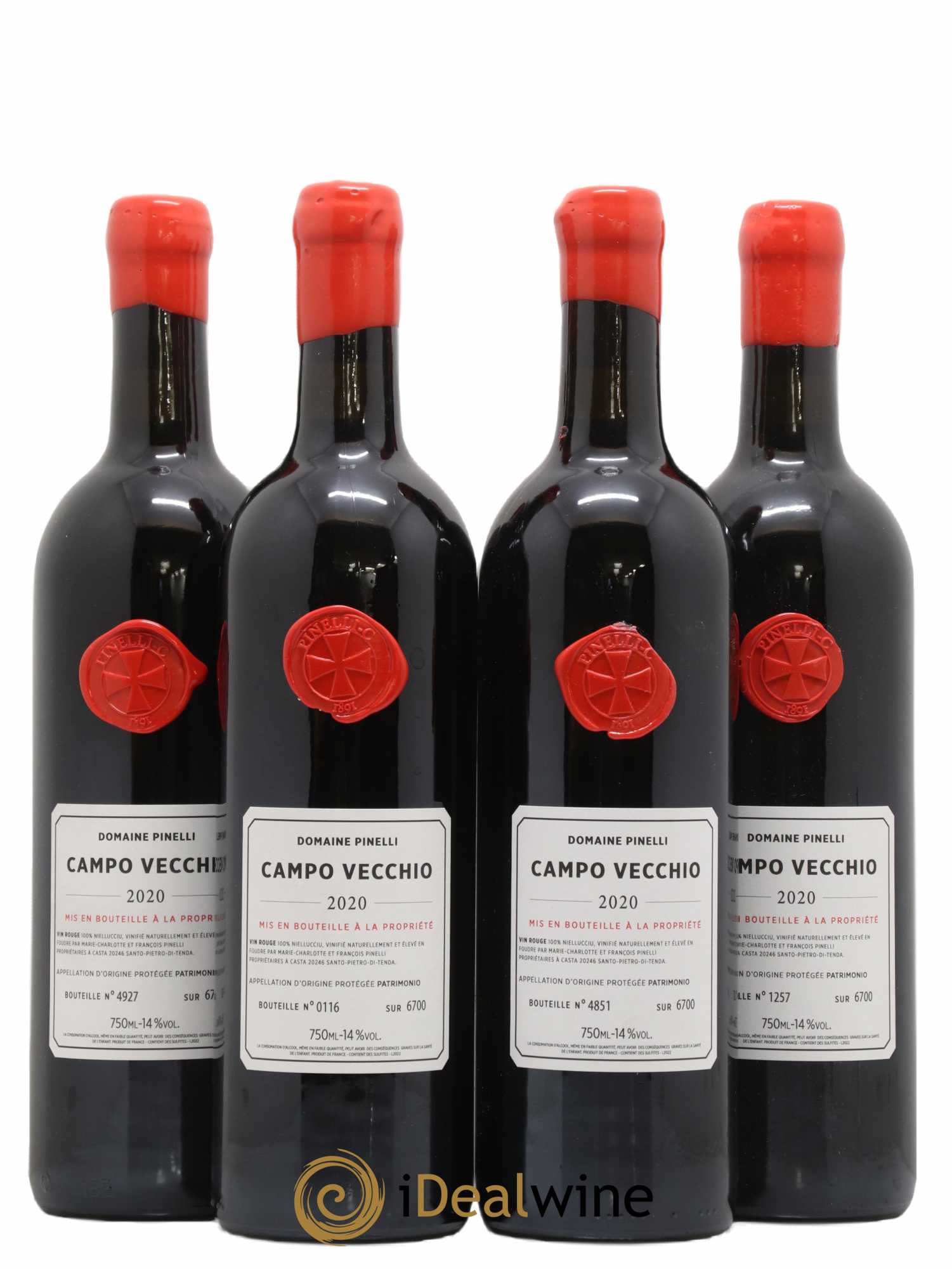Patrimonio Campo Vecchio Domaine Pinelli 2020 - Posten von 4 Flaschen - 0