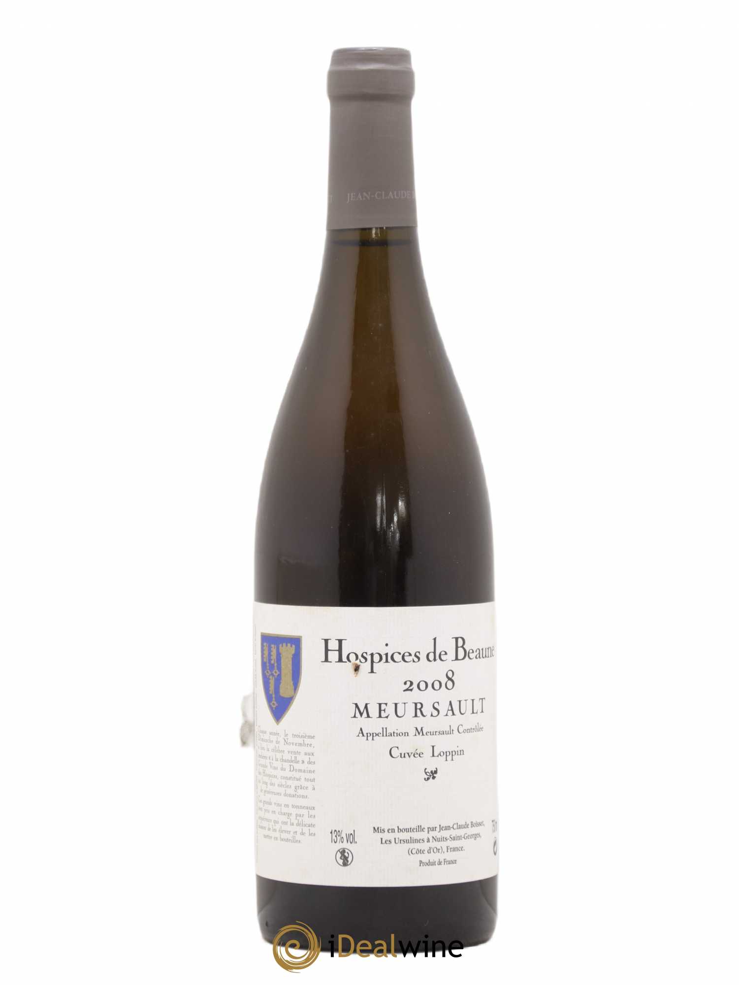 Meursault Hospices de Beaune Cuvée Loppin Jean Claude Boisset 2008 - Posten von 1 Flasche - 0