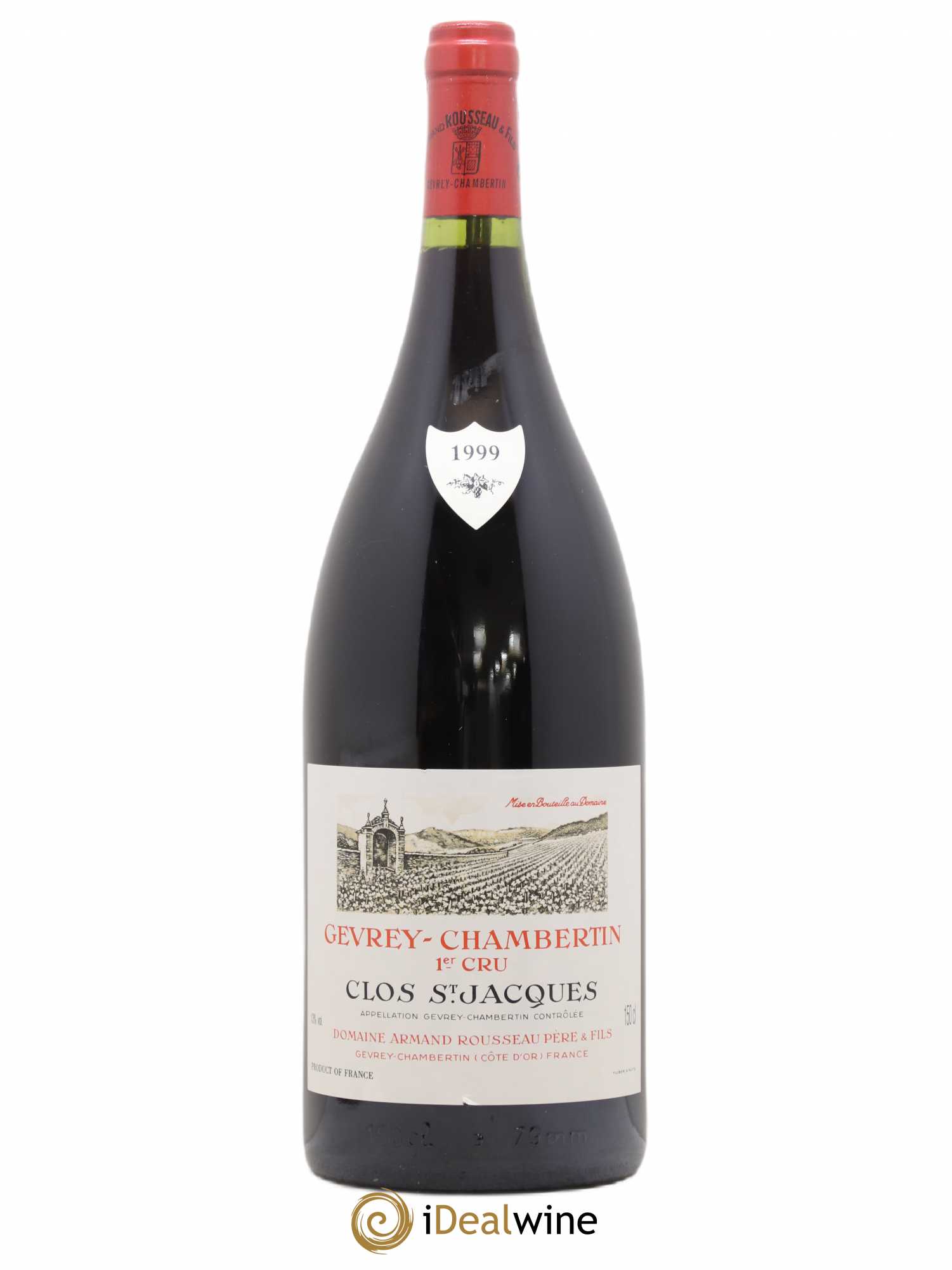 Gevrey-Chambertin 1er Cru Clos Saint-Jacques Armand Rousseau (Domaine) 1999 - Lot de 1 magnum - 0