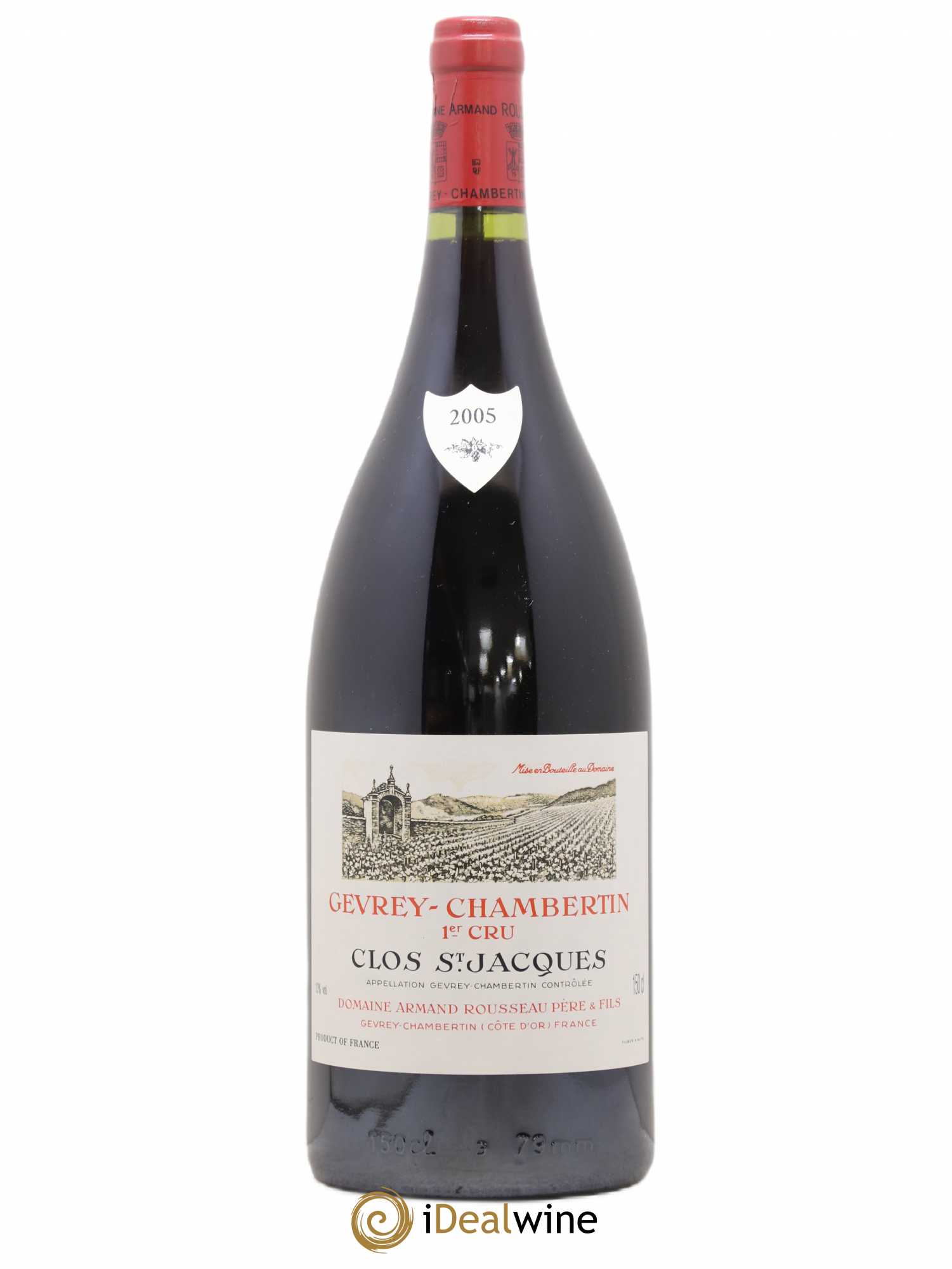 Gevrey-Chambertin 1er Cru Clos Saint-Jacques Armand Rousseau (Domaine) 2005 - Lot de 1 magnum - 0