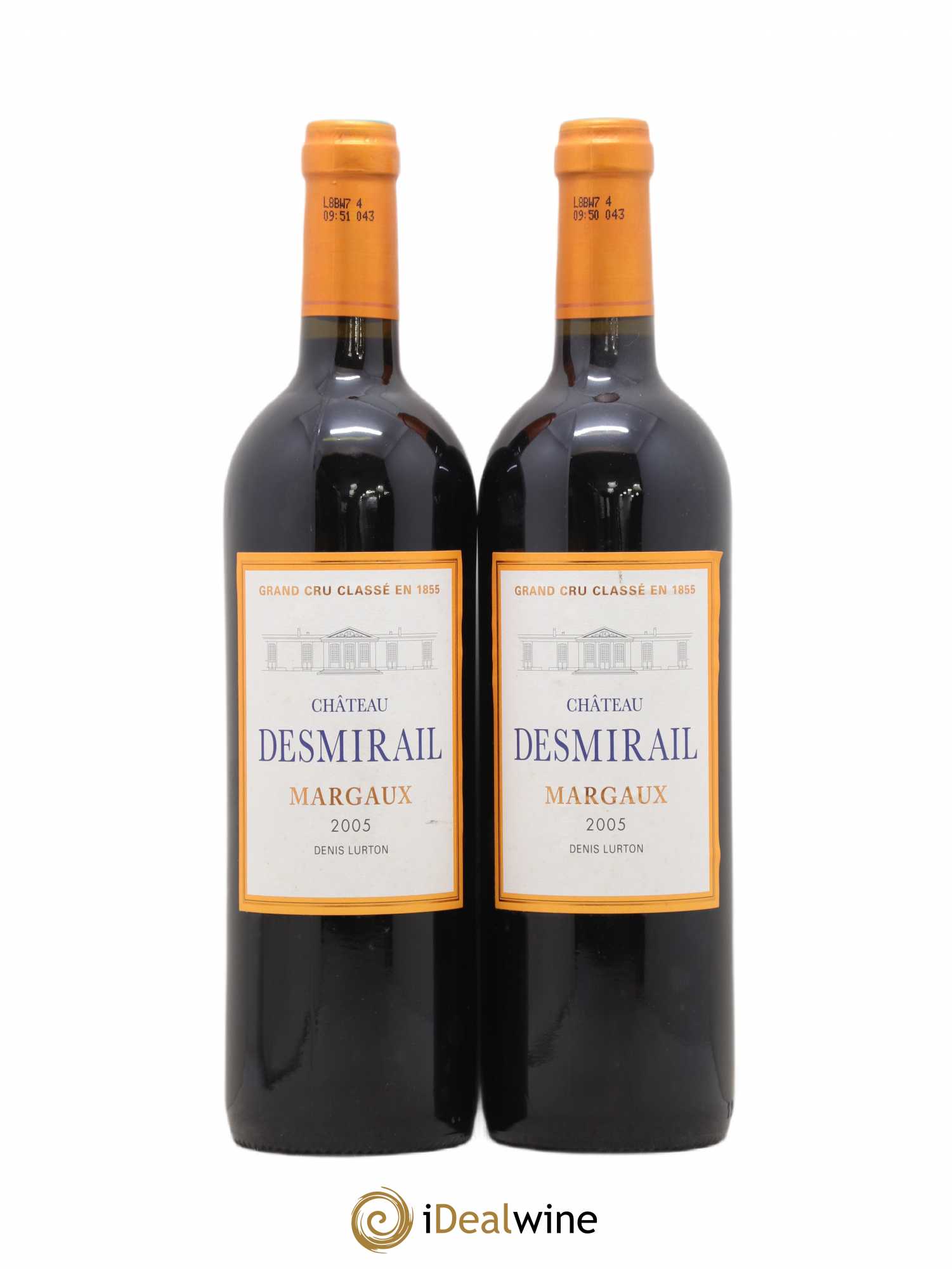 Château Desmirail 3ème Grand Cru Classé 2005 - Lot de 2 bouteilles - 0