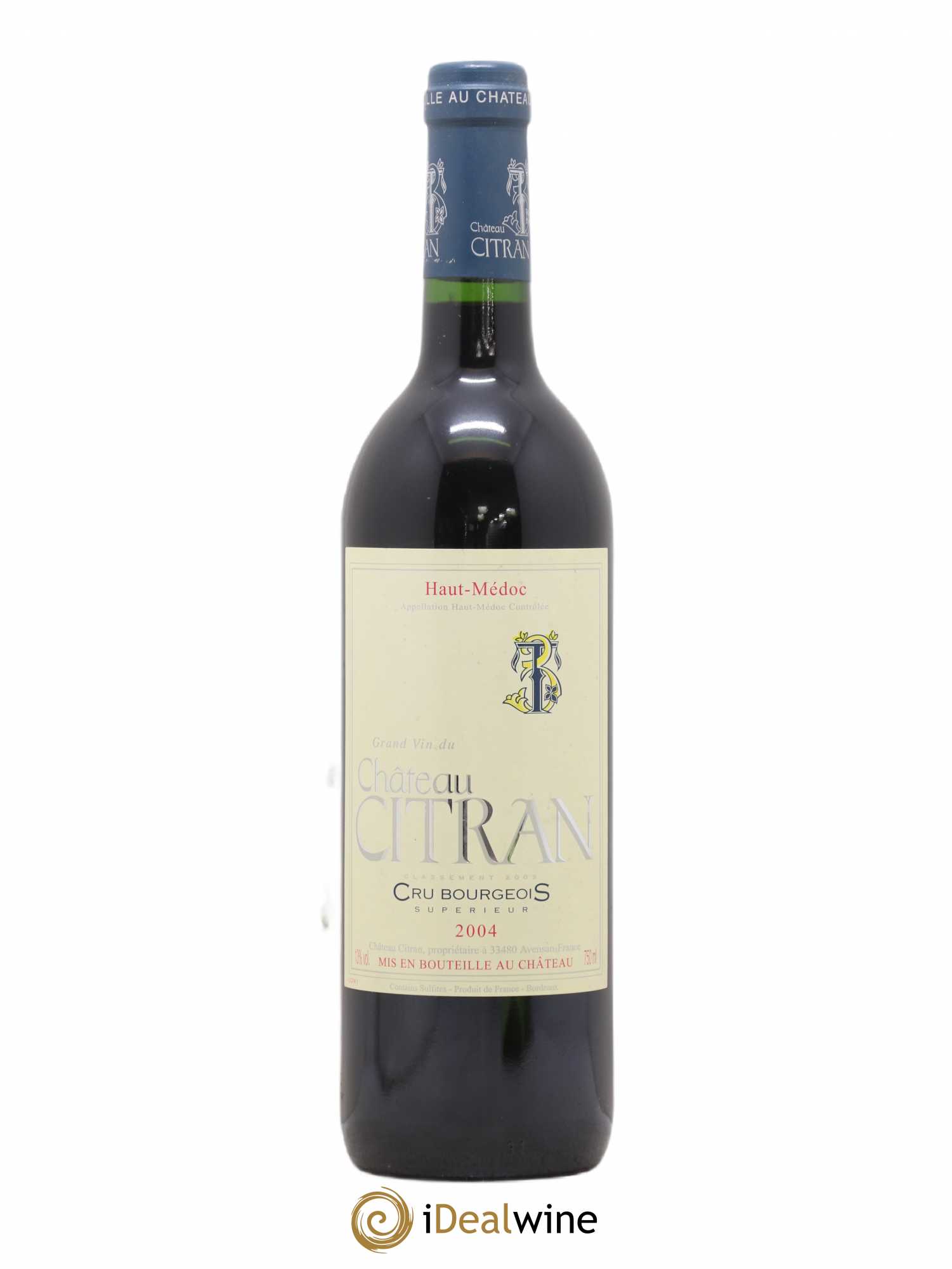 Château Citran Cru Bourgeois 2004 - Lot de 1 bouteille - 0
