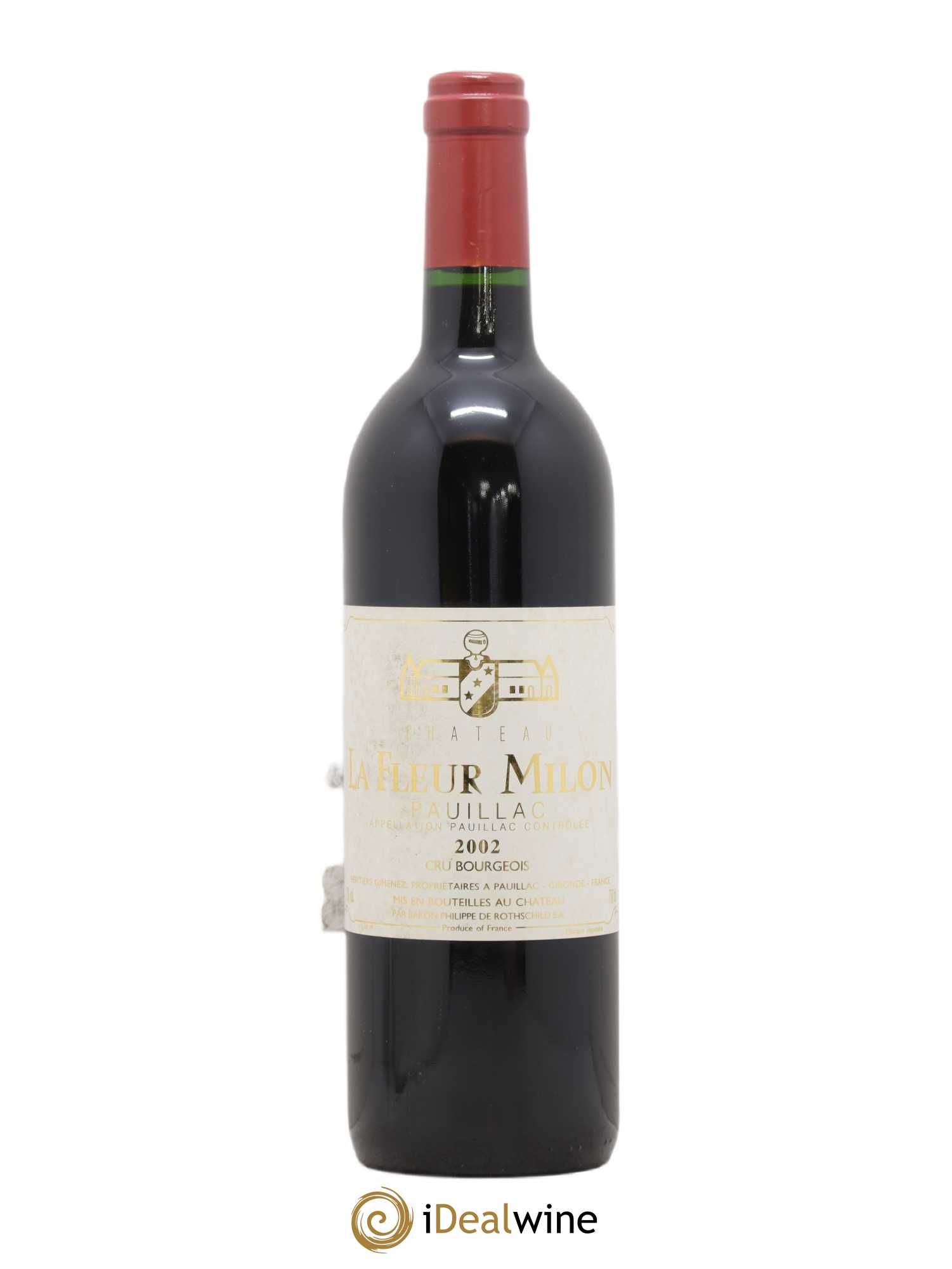 Château la Fleur Milon Cru Bourgeois 2002 - Lot de 1 bouteille - 0