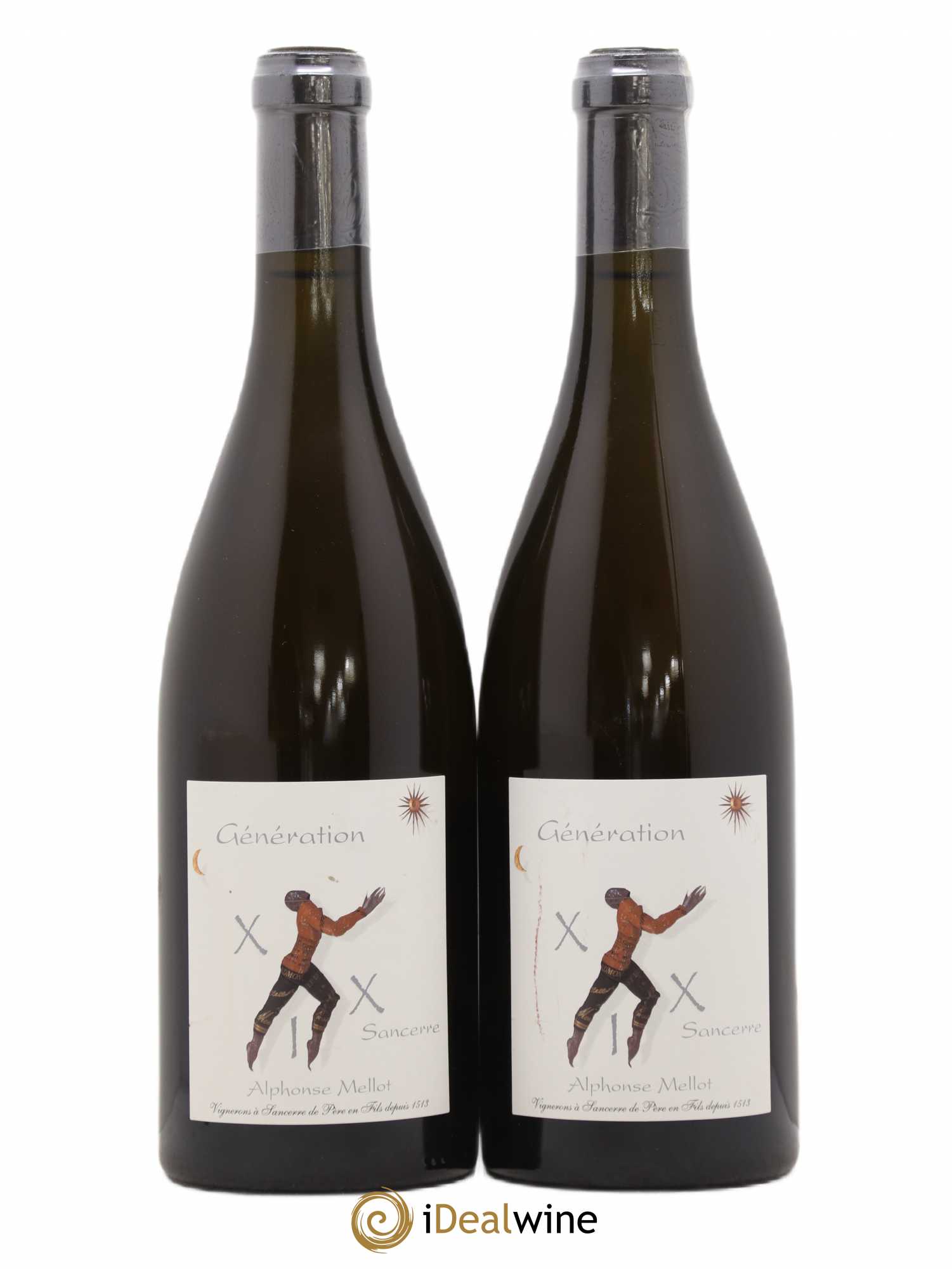 Sancerre Génération XIX Alphonse Mellot (sans prix de réserve) 2007 - Lot de 2 bouteilles - 0