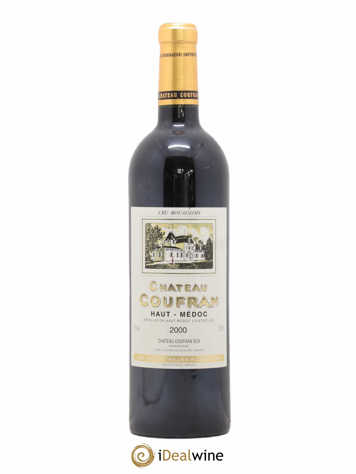 Château Coufran Cru Bourgeois 2000 - Lot de 1 bouteille - 0