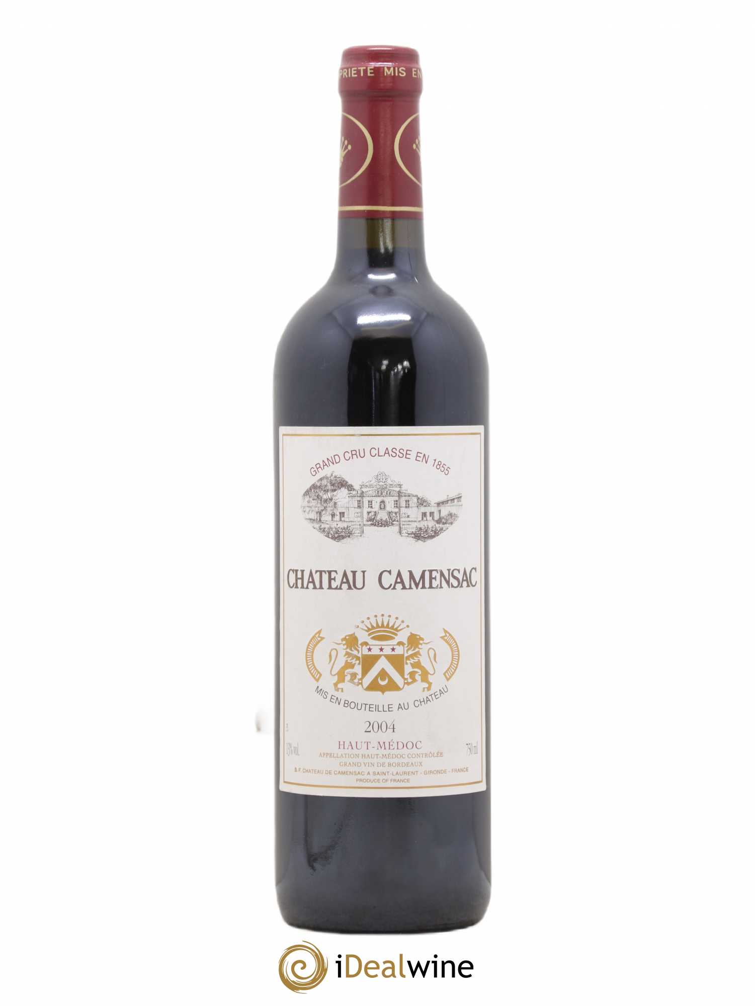 Château Camensac 5ème Grand Cru Classé 2004 - Lot de 1 bouteille - 0