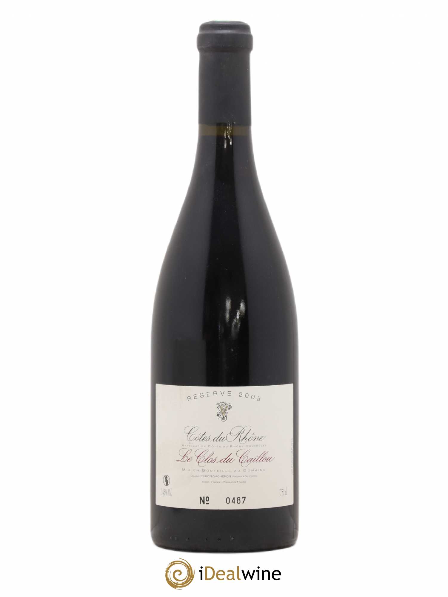 Côtes-du-Rhône Réserve Sylvie Vacheron Le clos du Caillou 2005 - Lot de 1 bouteille - 0