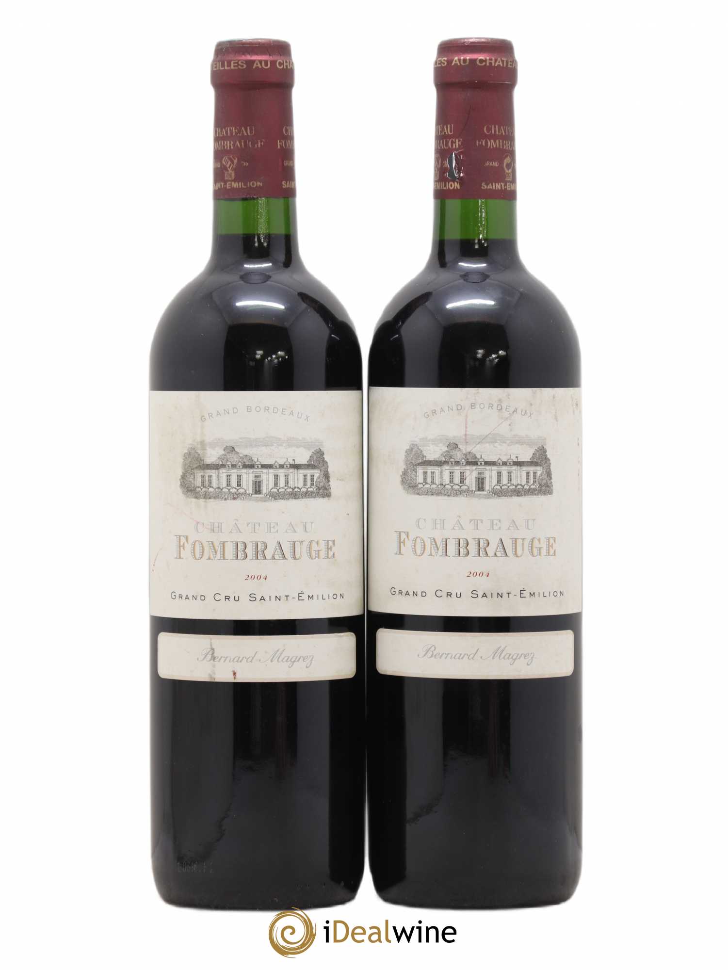 Château Fombrauge Grand Cru Classé 2004 - Lot de 2 bouteilles - 0