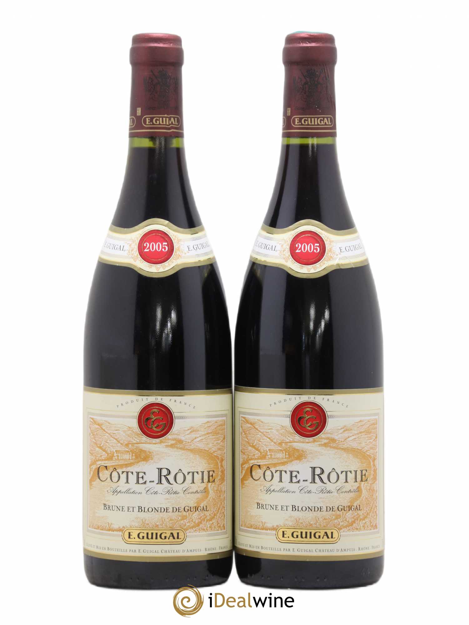 Côte-Rôtie Côtes Brune et Blonde Guigal 2005 - Lot de 2 bouteilles - 0