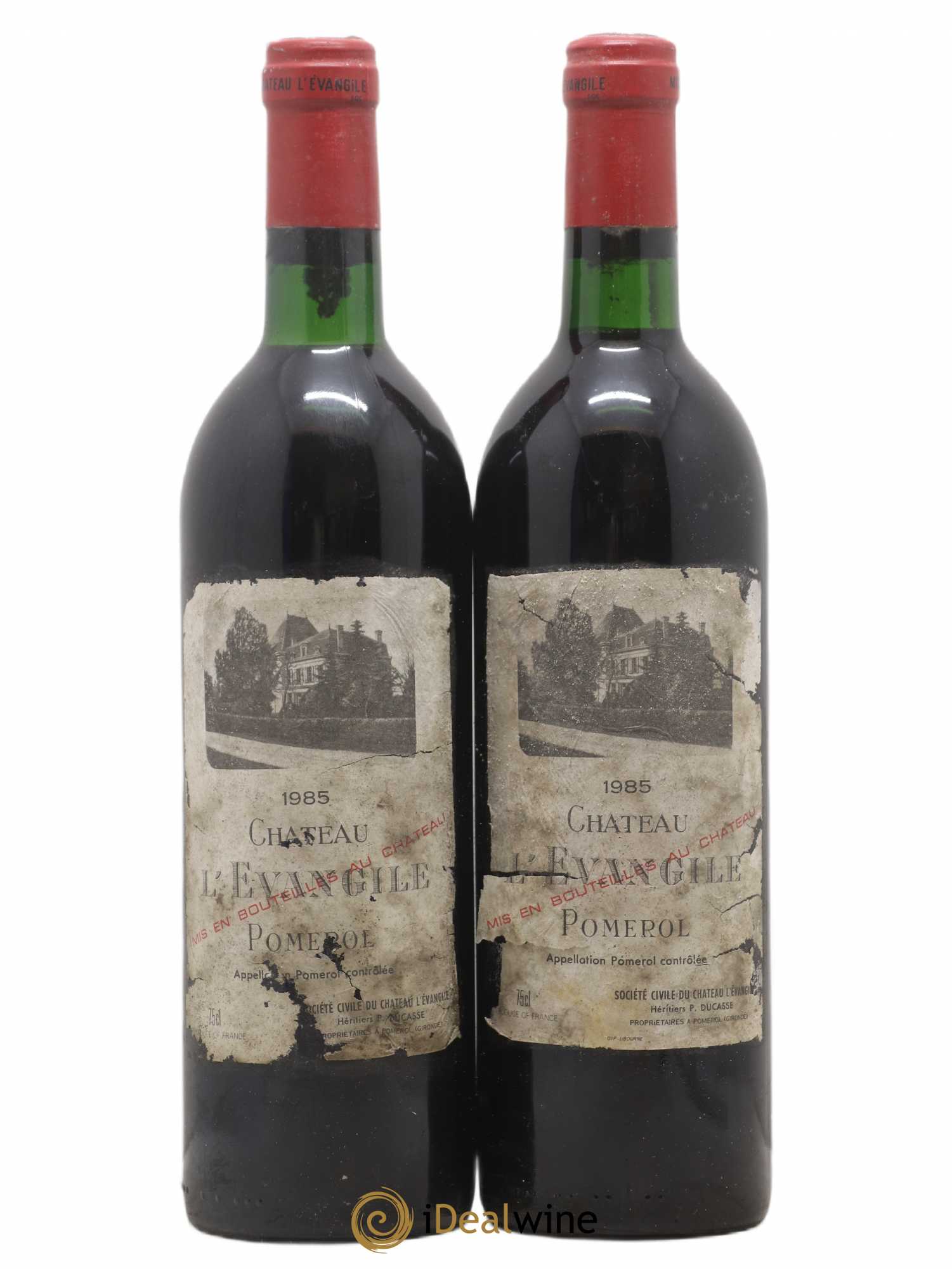 Château l' Évangile 1985 - Lot de 2 bouteilles - 0