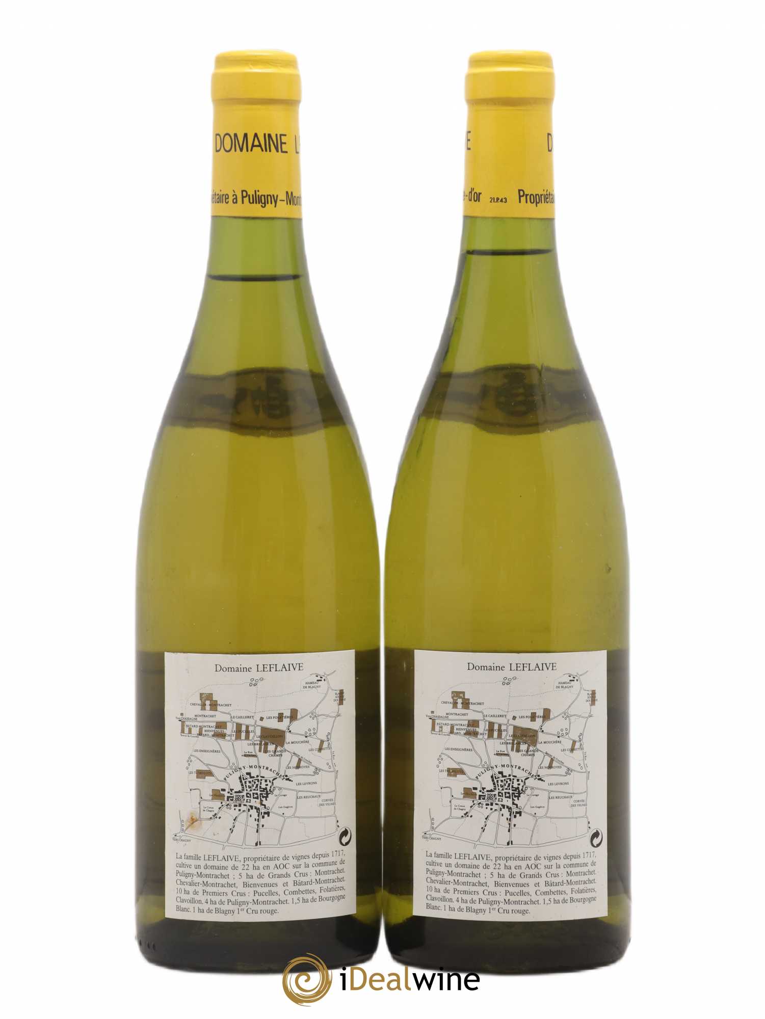Puligny-Montrachet Leflaive (Domaine) 1990 - Lot de 2 bouteilles - 1