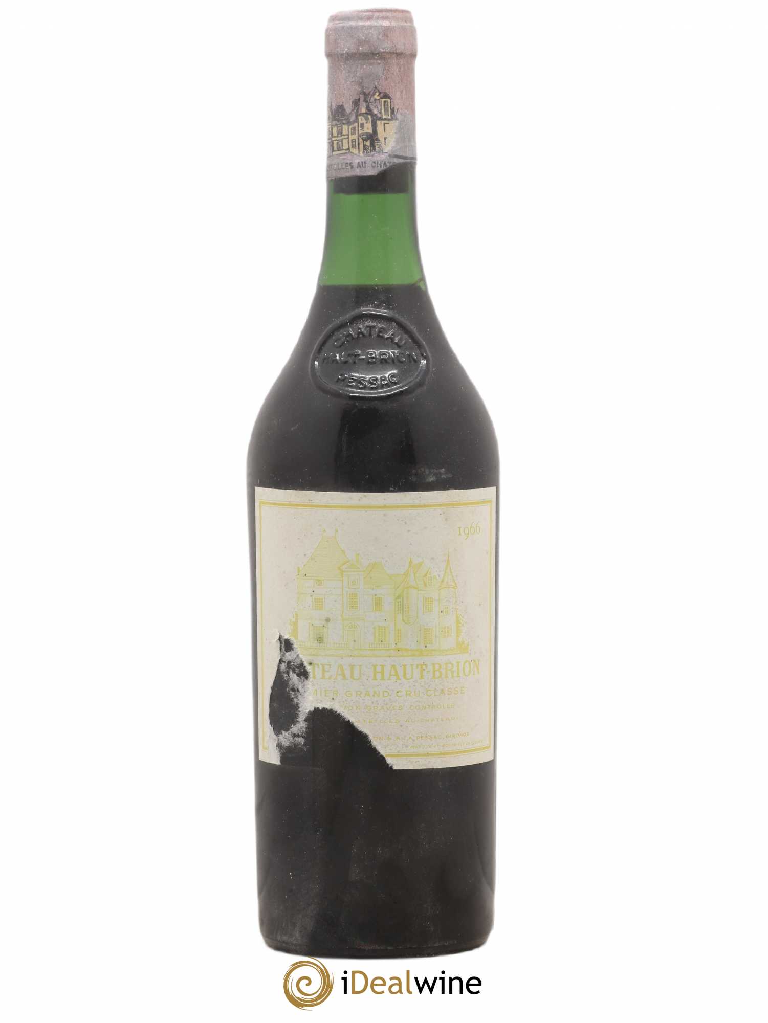 Château Haut Brion 1er Grand Cru Classé 1966 - Lot de 1 bouteille - 0