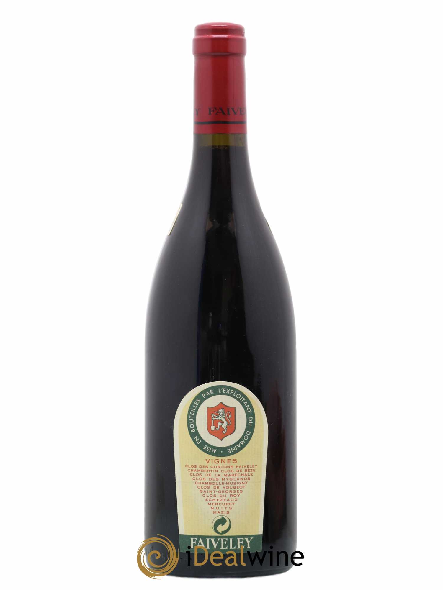Clos de Vougeot Grand Cru Faiveley 1999 - Lot de 1 bouteille - 1