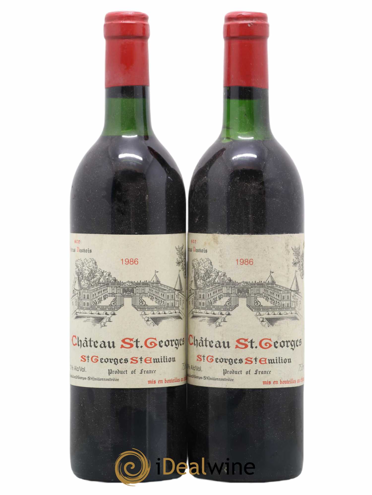 Château Saint-Georges 1986 - Lot de 2 bouteilles - 0