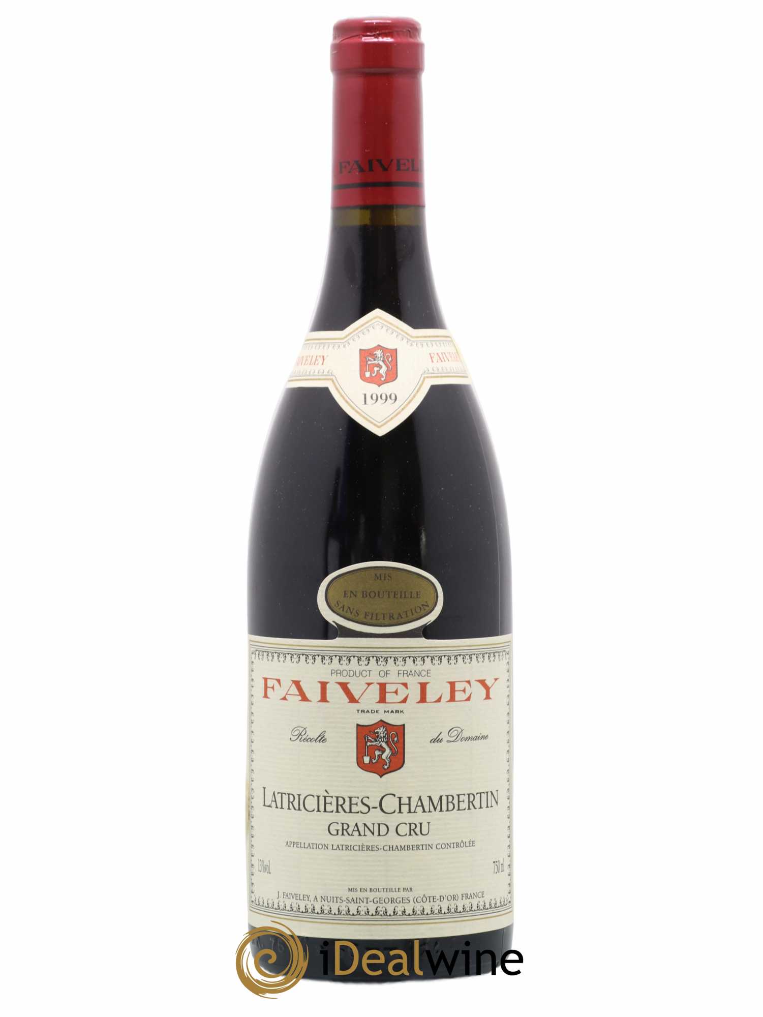 Latricières-Chambertin Grand Cru Faiveley 1999 - Lot de 1 bouteille - 0