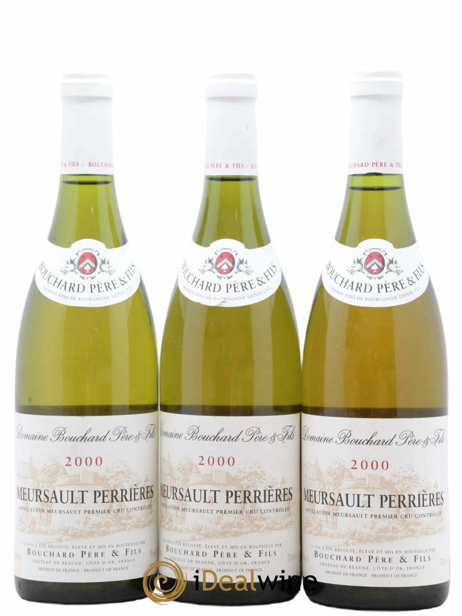 Meursault 1er Cru Perrières Bouchard Père & Fils 2000 - Lot de 3 bouteilles - 0