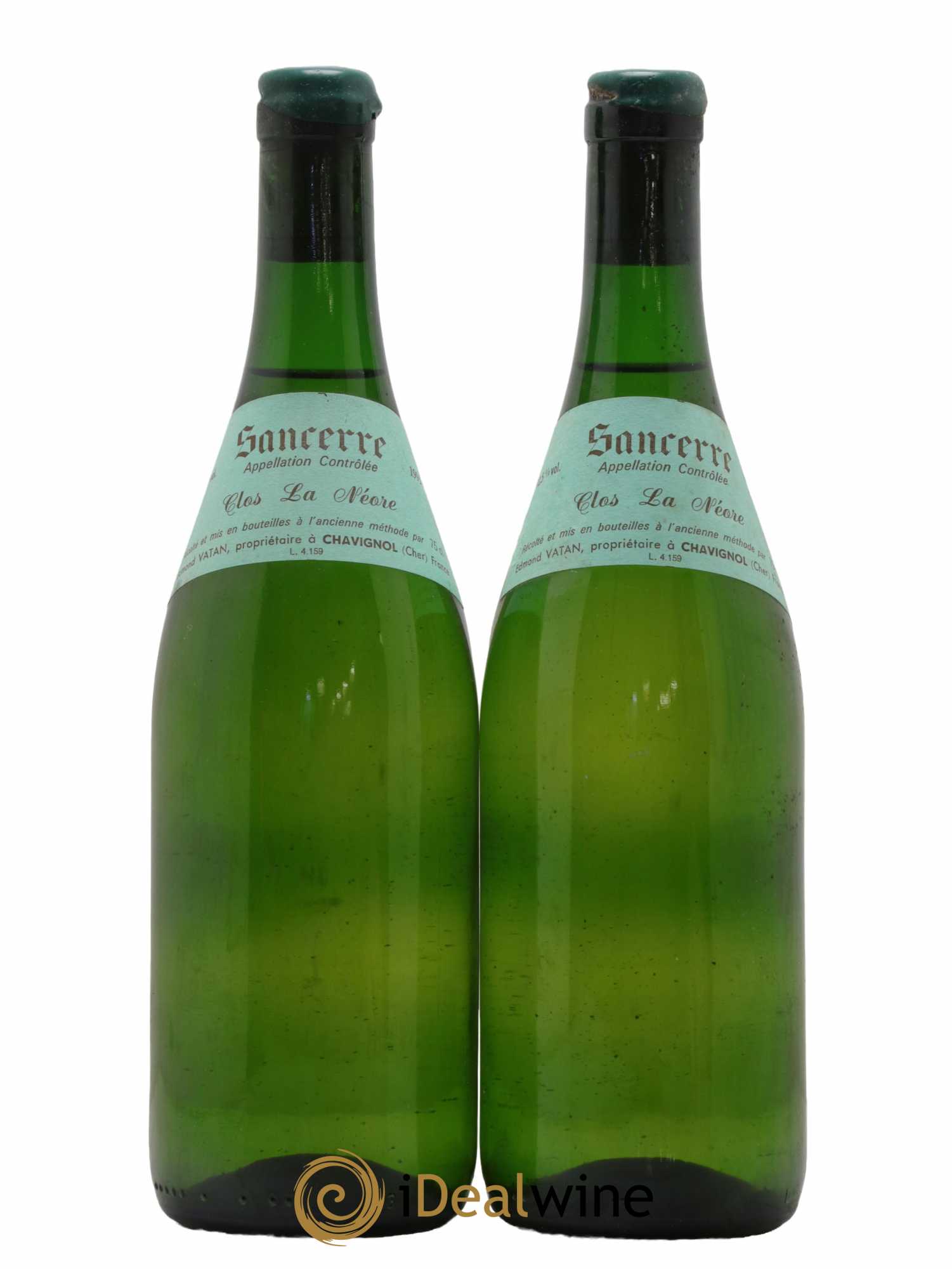 Sancerre Clos la Neore Edmond Vatan 1993 - Lot de 2 bouteilles - 0