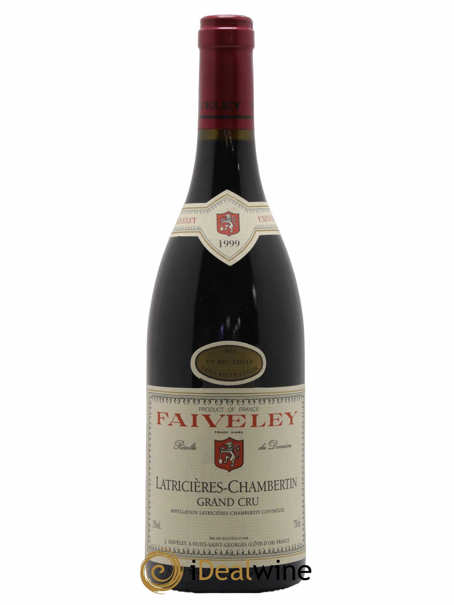 Latricières-Chambertin Grand Cru Faiveley 1999 - Lot de 1 bouteille - 0