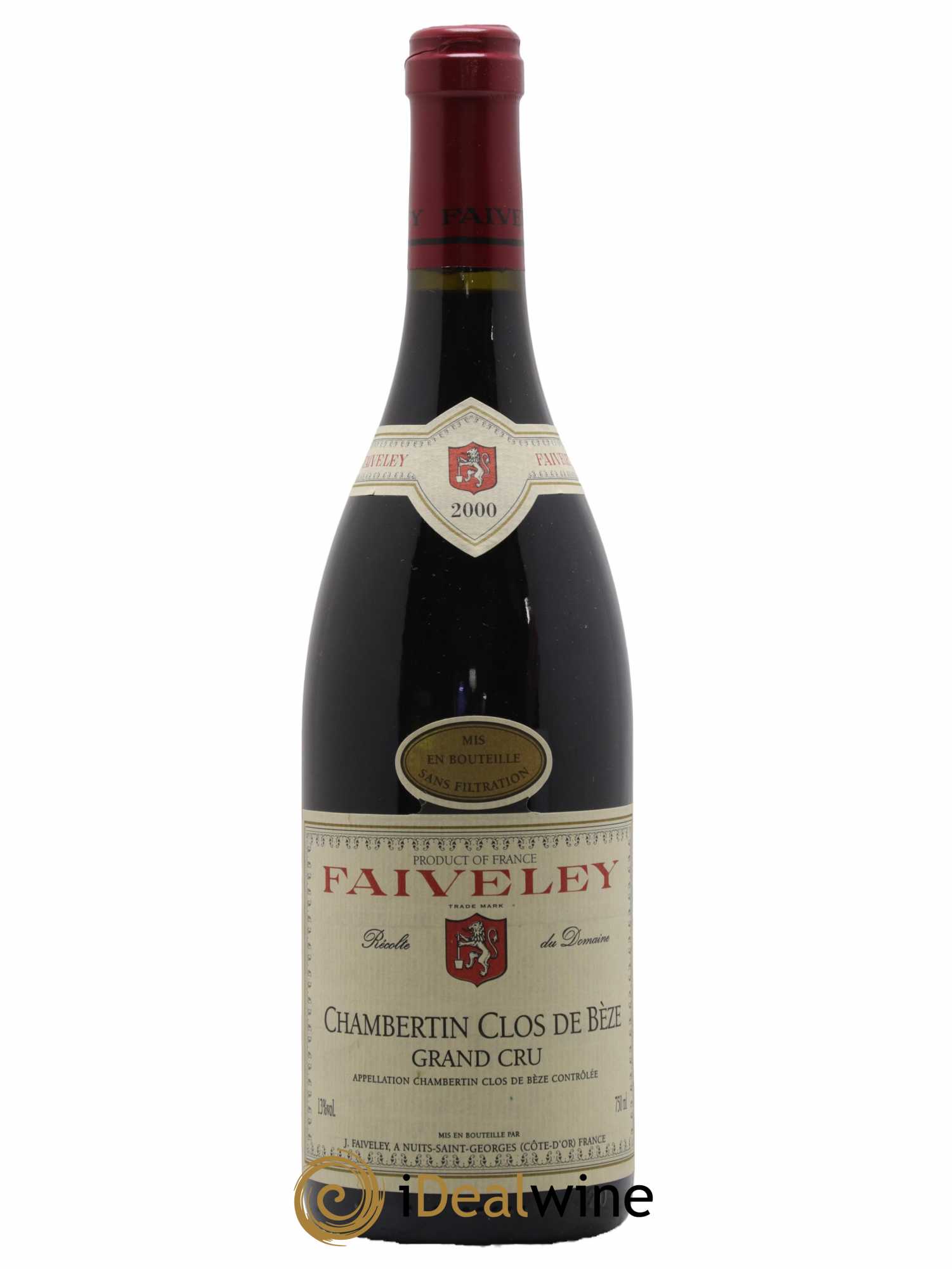 Chambertin Clos de Bèze Grand Cru Faiveley 2000 - Lot de 1 bouteille - 0