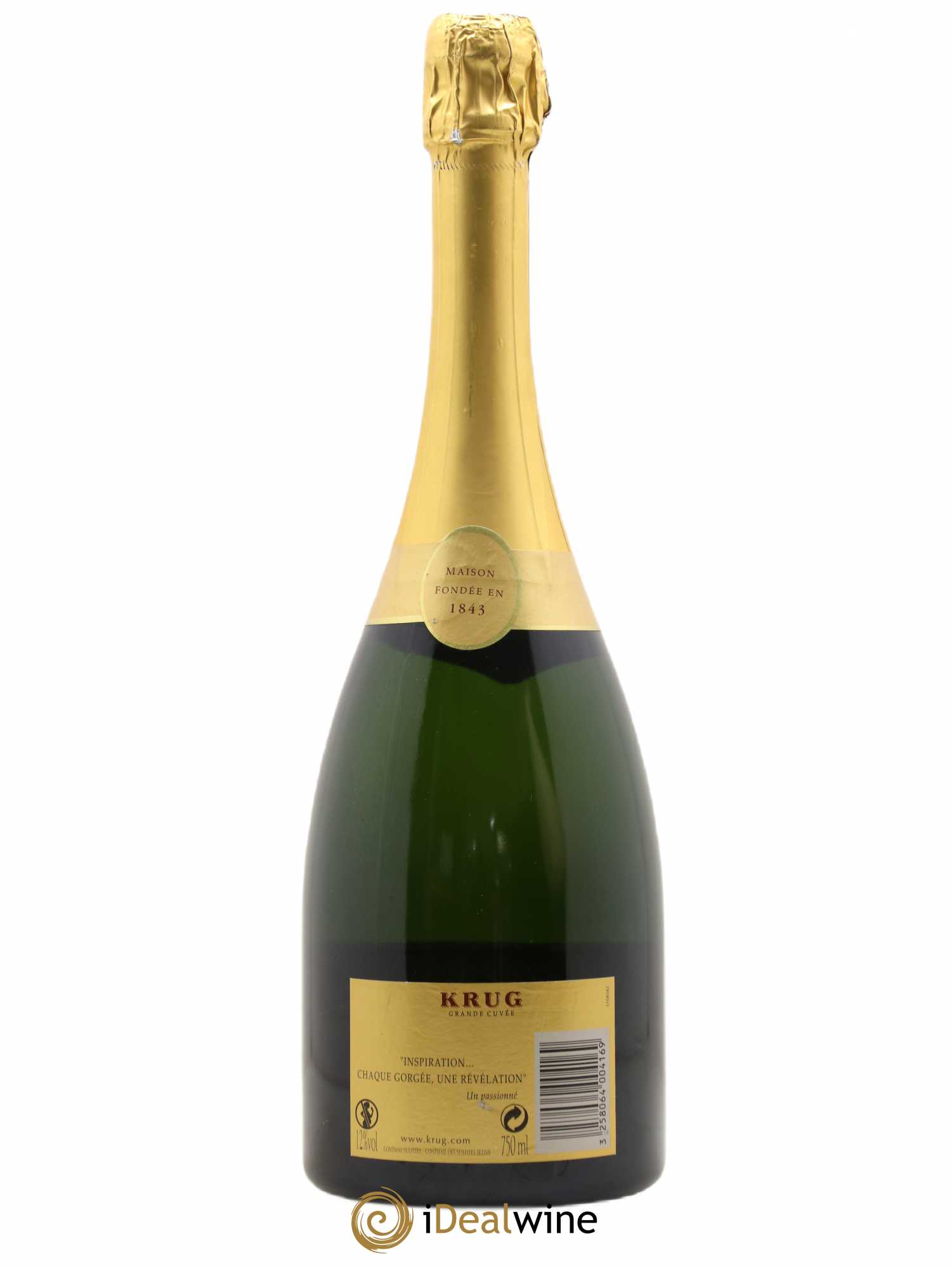 Grande Cuvée Brut Krug - Lot de 1 bouteille - 1