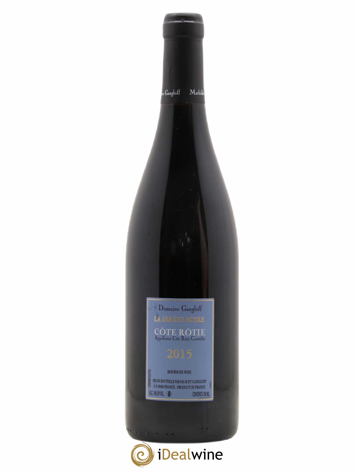 Côte-Rôtie La Sereine Noire Gangloff (Domaine) 2015 - Lot de 1 bouteille - 1
