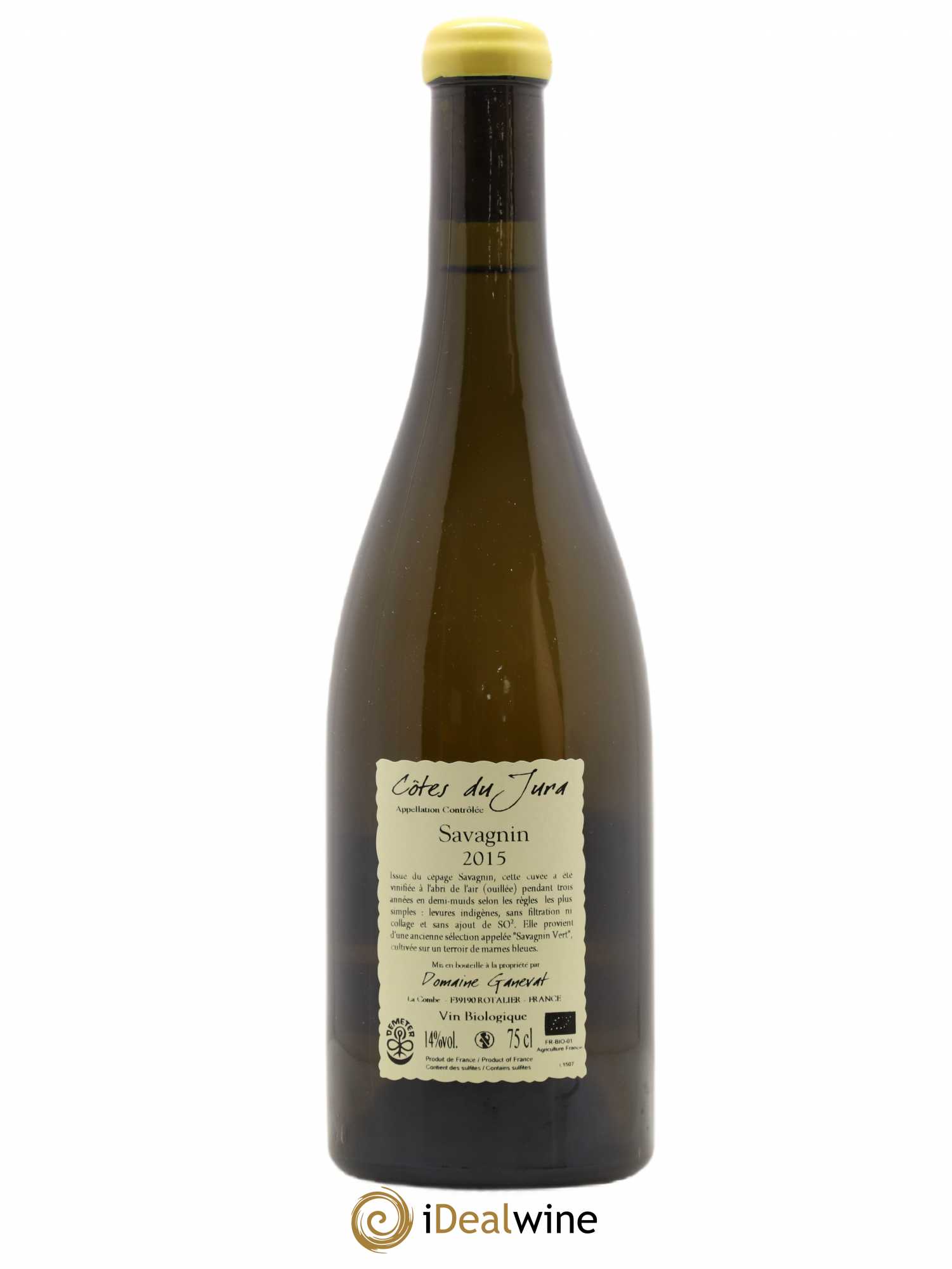 Côtes du Jura Les Chalasses Marnes Bleues Jean-François Ganevat (Domaine) 2015 - Lot de 1 bouteille - 1