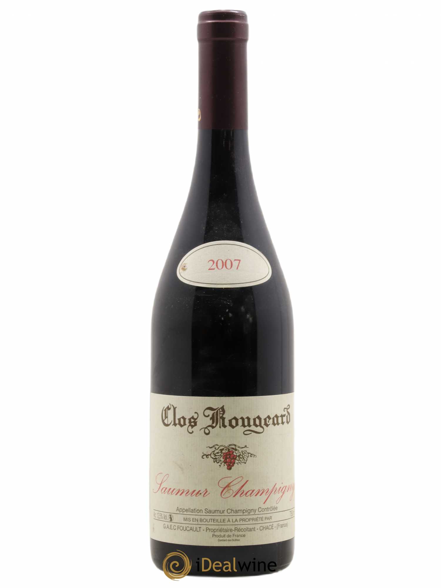 Saumur-Champigny Clos Rougeard 2007 - Lot de 1 bouteille - 0