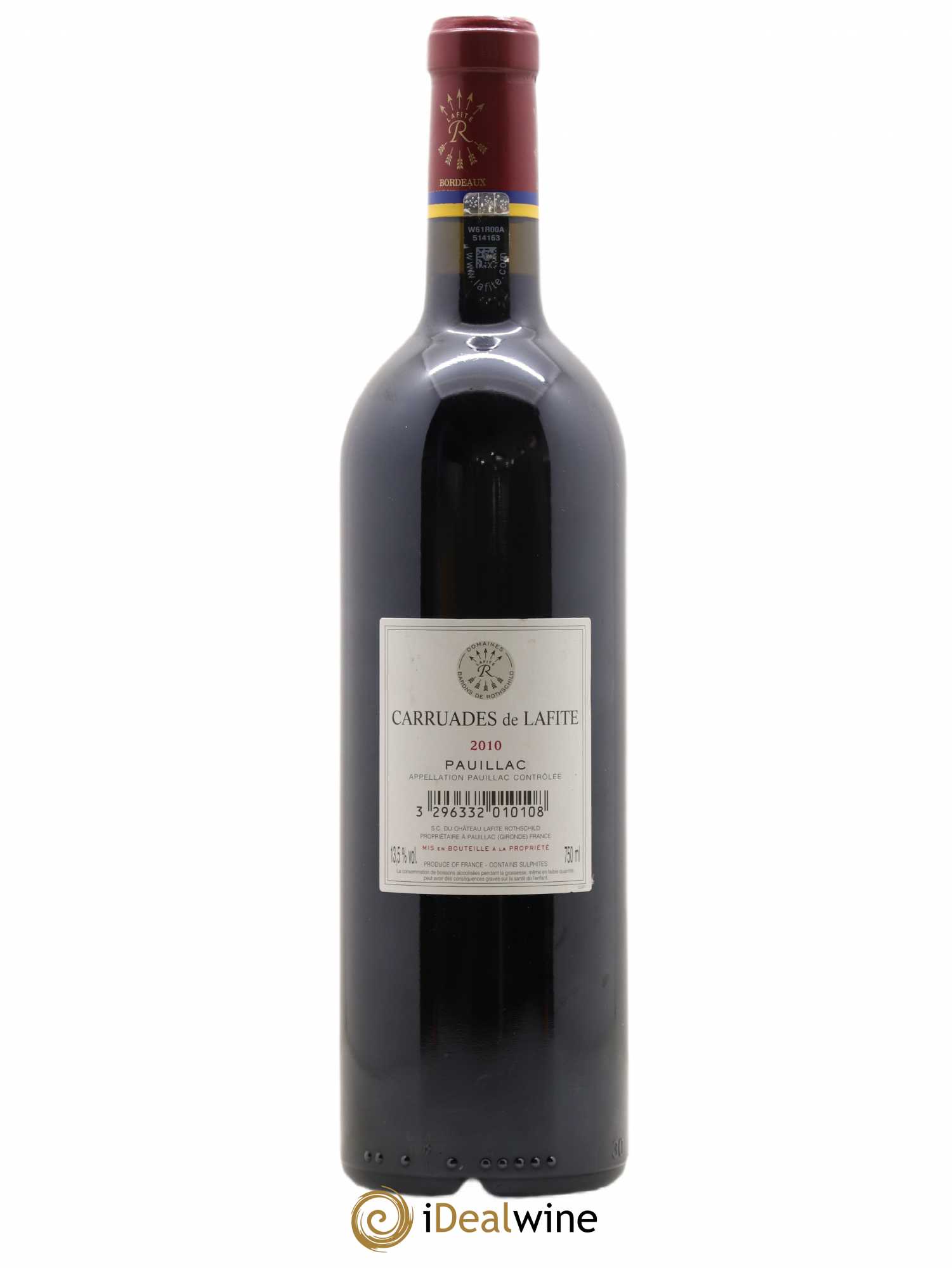 Carruades de Lafite Rothschild Second Vin 2010 - Lot de 1 bouteille - 1