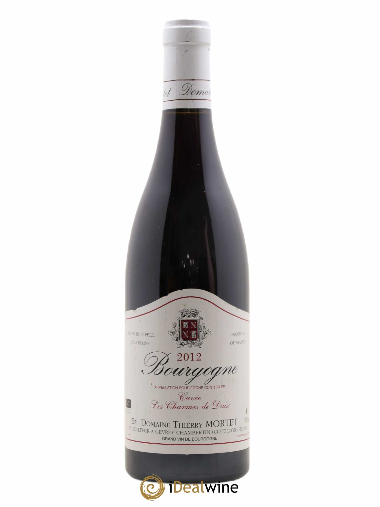 Bourgogne Cuvee Les Charmes De Daix Domaine Thierry Mortet 2012 - Posten von 1 Flasche - 0