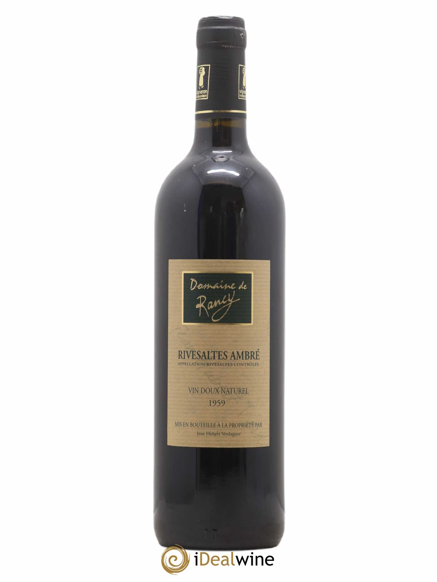 Rivesaltes Domaine de Rancy 1959 - Posten von 1 Flasche - 0