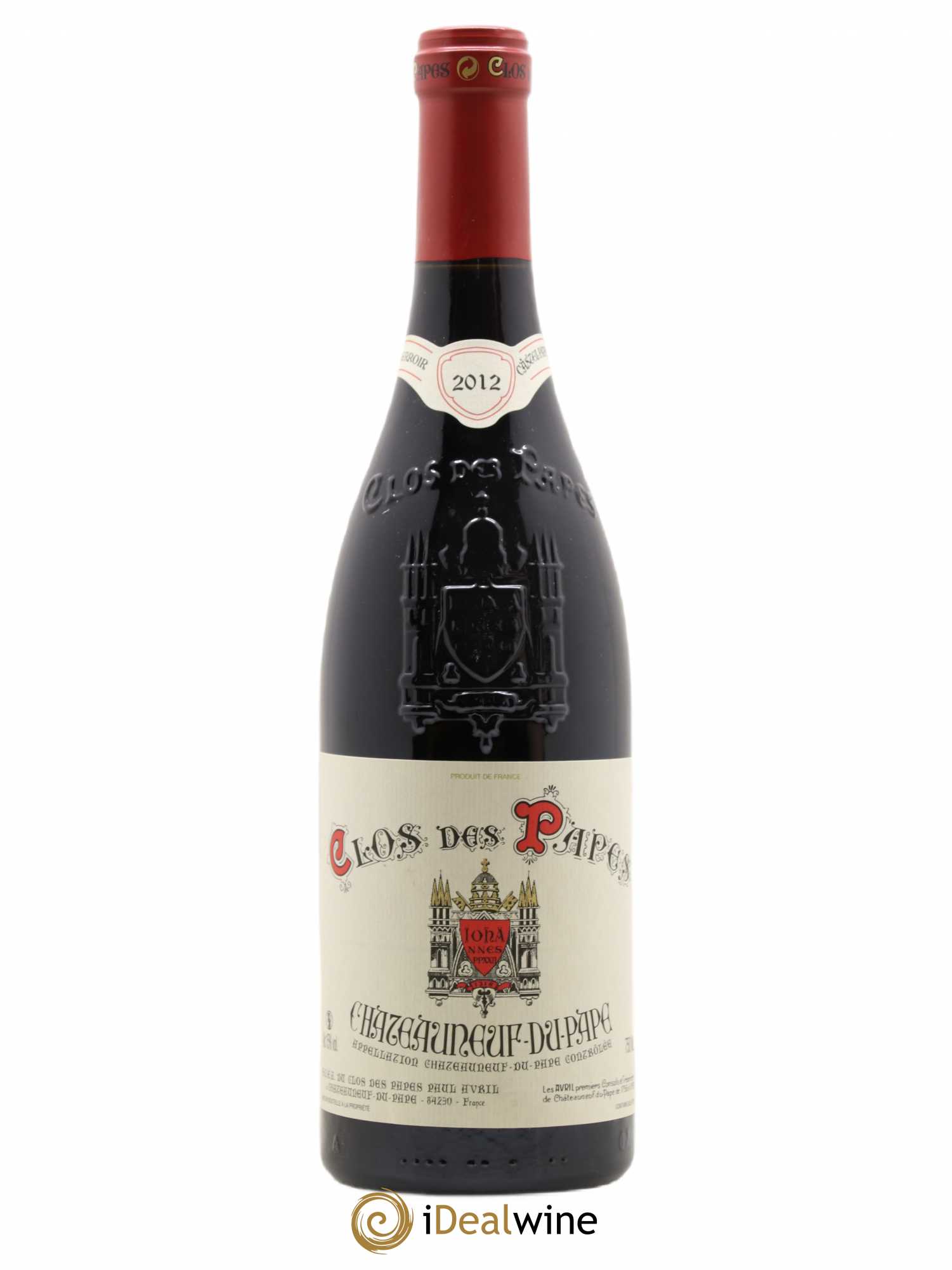 Châteauneuf-du-Pape Clos des Papes - Paul Avril 2012 - Lot de 1 bouteille - 0