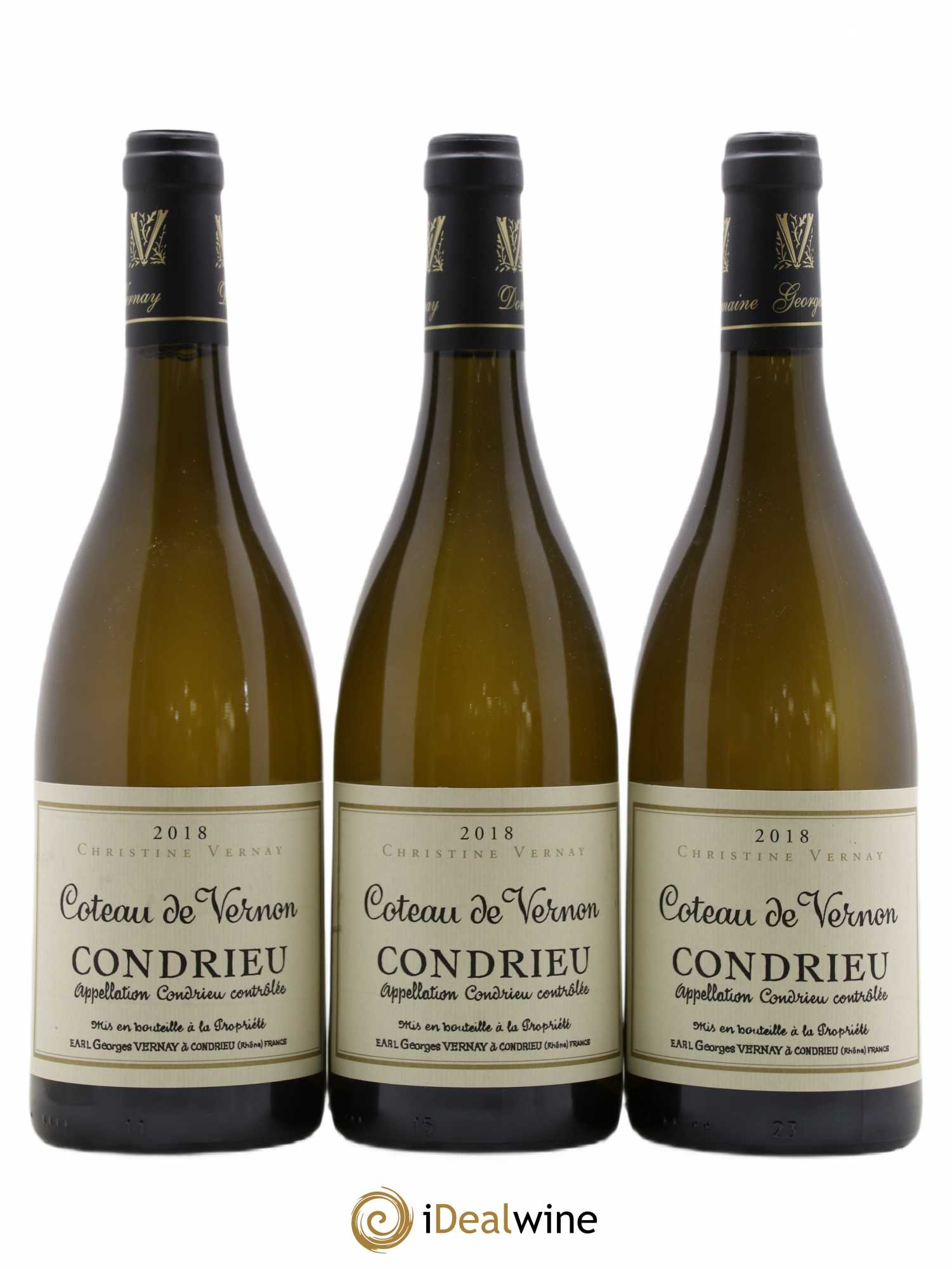 Condrieu Coteau de Vernon Georges Vernay 2018 - Lot de 3 bouteilles - 0