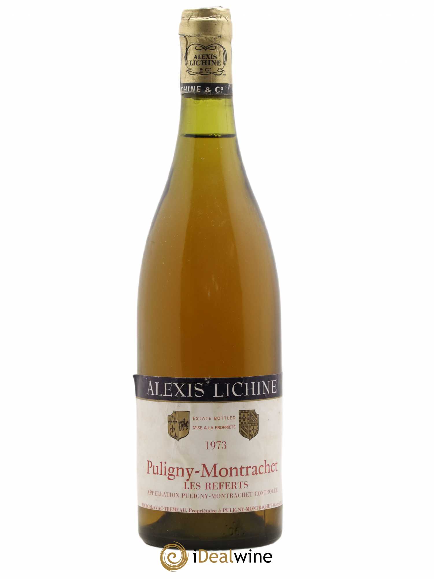Puligny-Montrachet 1er Cru Les Referts Alexis Lichine 1973 - Lotto di 1 bottiglia - 0