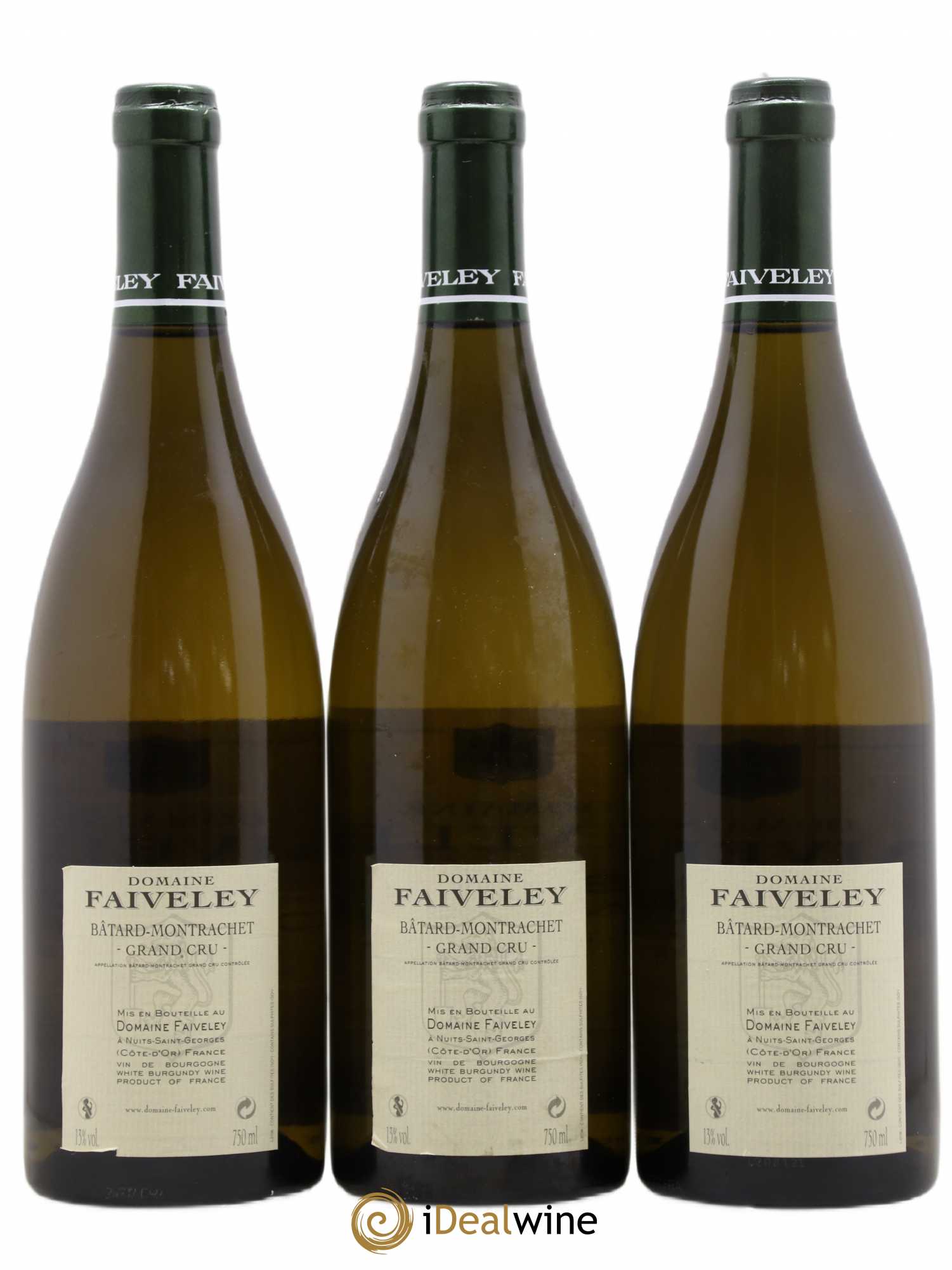 Bâtard-Montrachet Grand Cru Faiveley 2012 - Lot de 3 bouteilles - 1