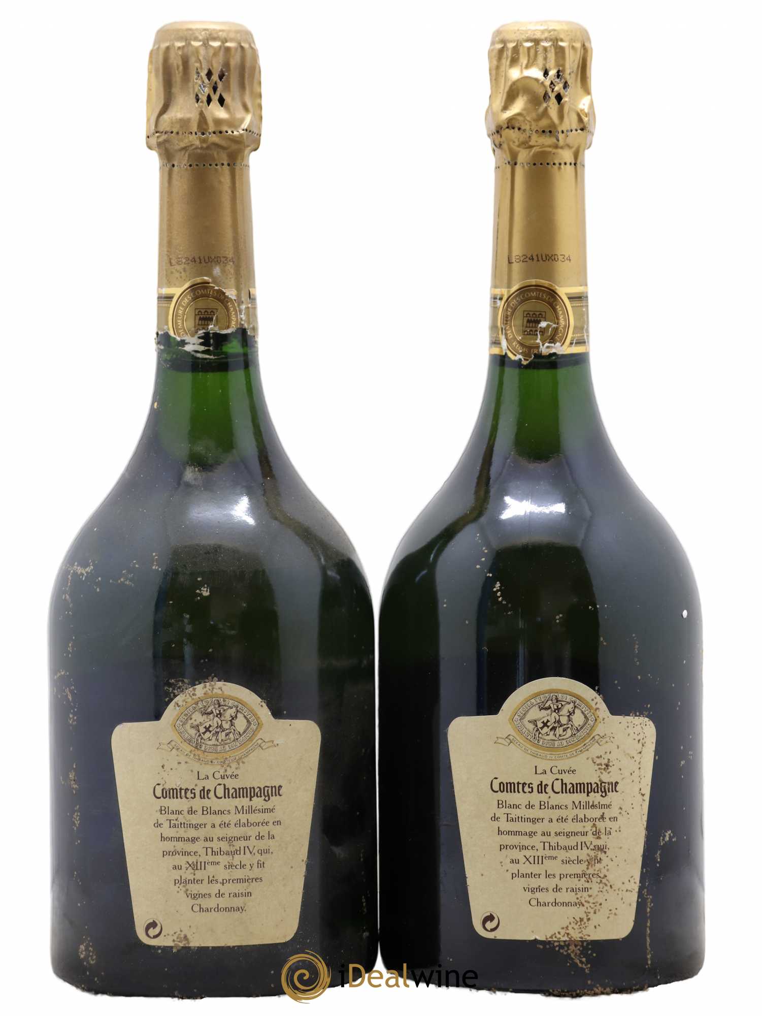 Comtes de Champagne Taittinger 1990 - Lot de 2 bouteilles - 1