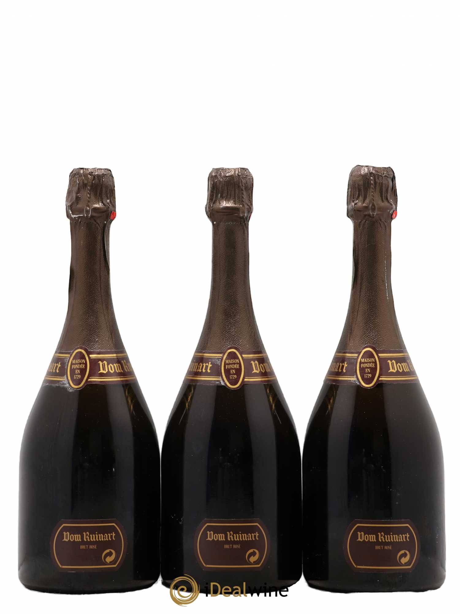 Dom Ruinart Brut Ruinart Brut 1986 - Lot de 3 bouteilles - 1