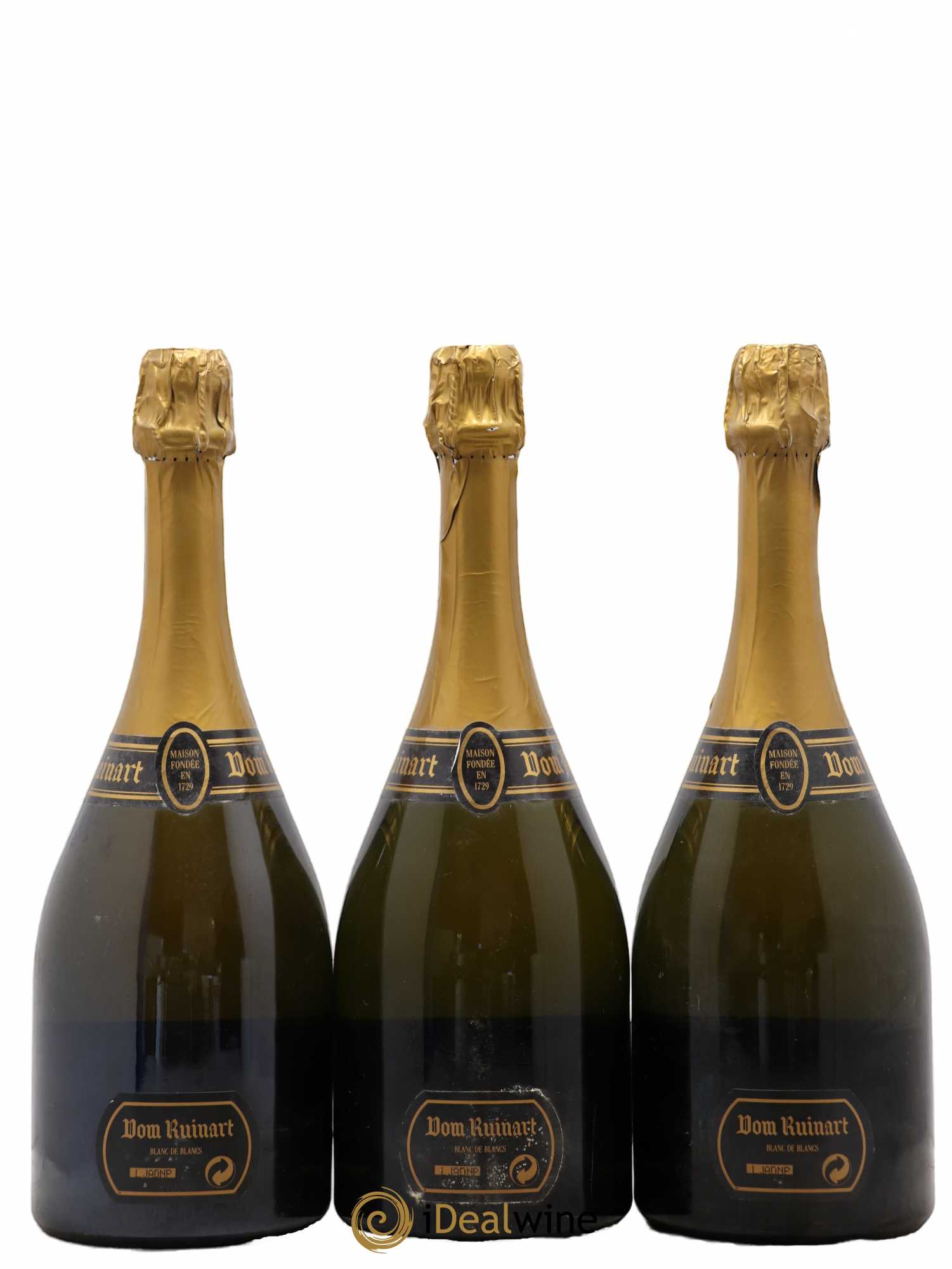 Dom Ruinart Brut Ruinart 1988 - Lot de 3 bouteilles - 1