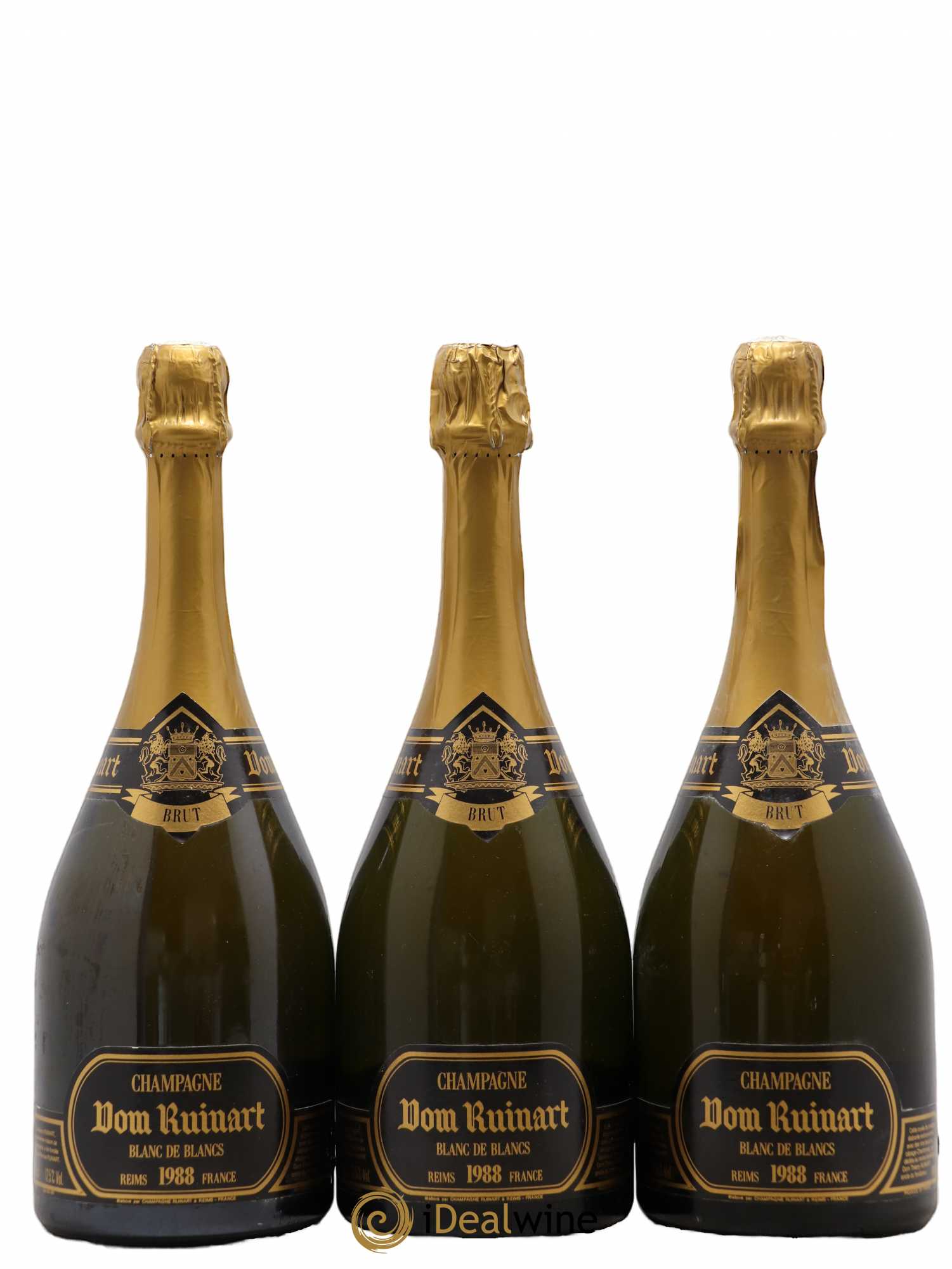 Dom Ruinart Brut Ruinart 1988 - Lot de 3 bouteilles - 0