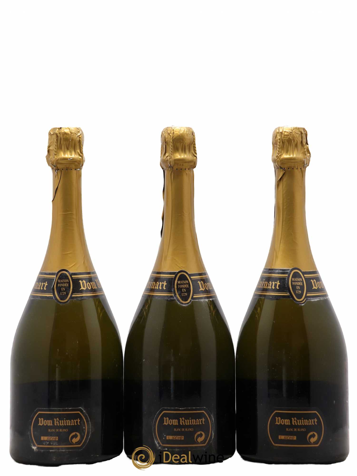Dom Ruinart Brut Ruinart 1988 - Lot de 3 bouteilles - 1