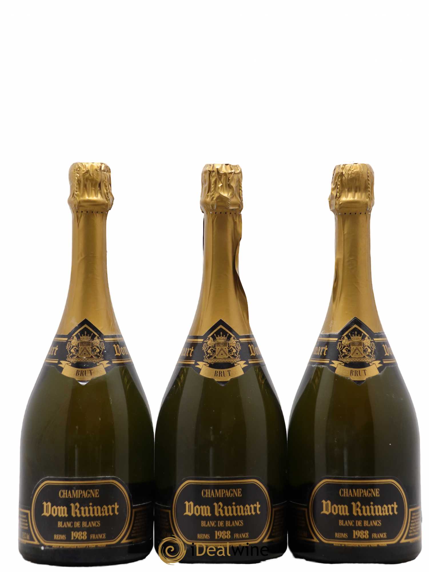 Dom Ruinart Brut Ruinart 1988 - Lot de 3 bouteilles - 0