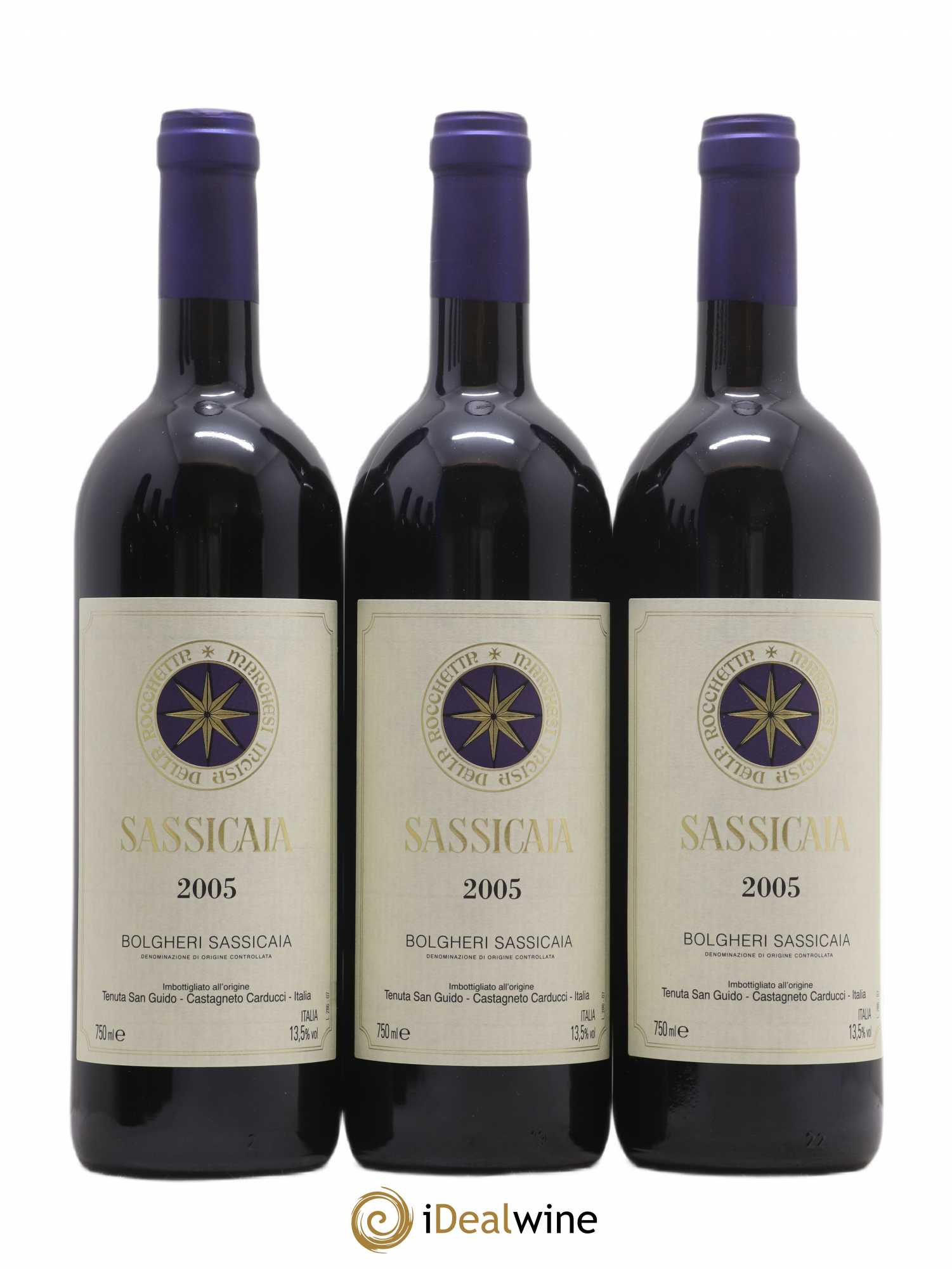 Bolgheri DOC Sassicaia Tenuta San Guido 2005 - Lot de 6 bouteilles - 2