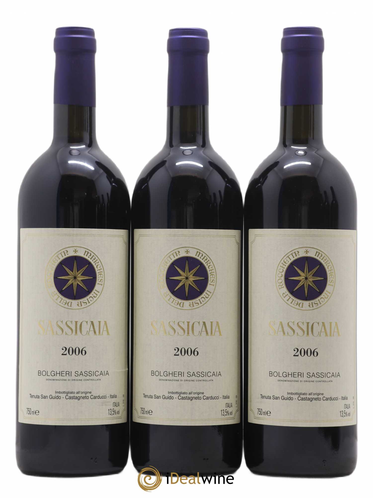 Bolgheri DOC Sassicaia Tenuta San Guido 2006 - Lot de 6 bouteilles - 2
