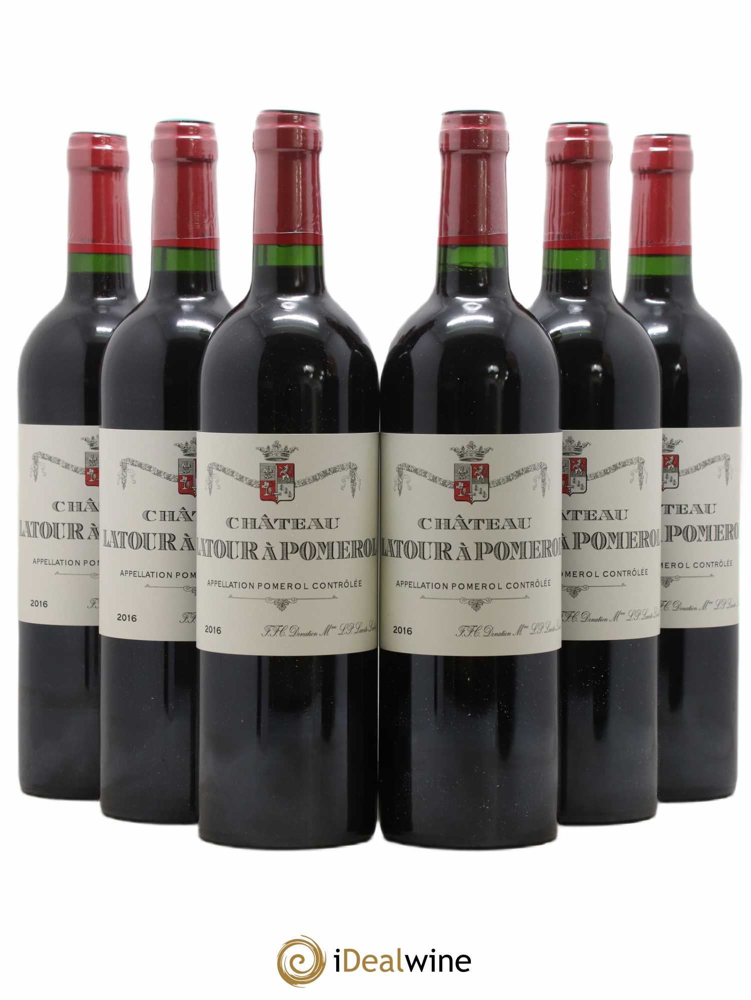 Château Latour à Pomerol 2016 - Lot of 6 bottles - 0