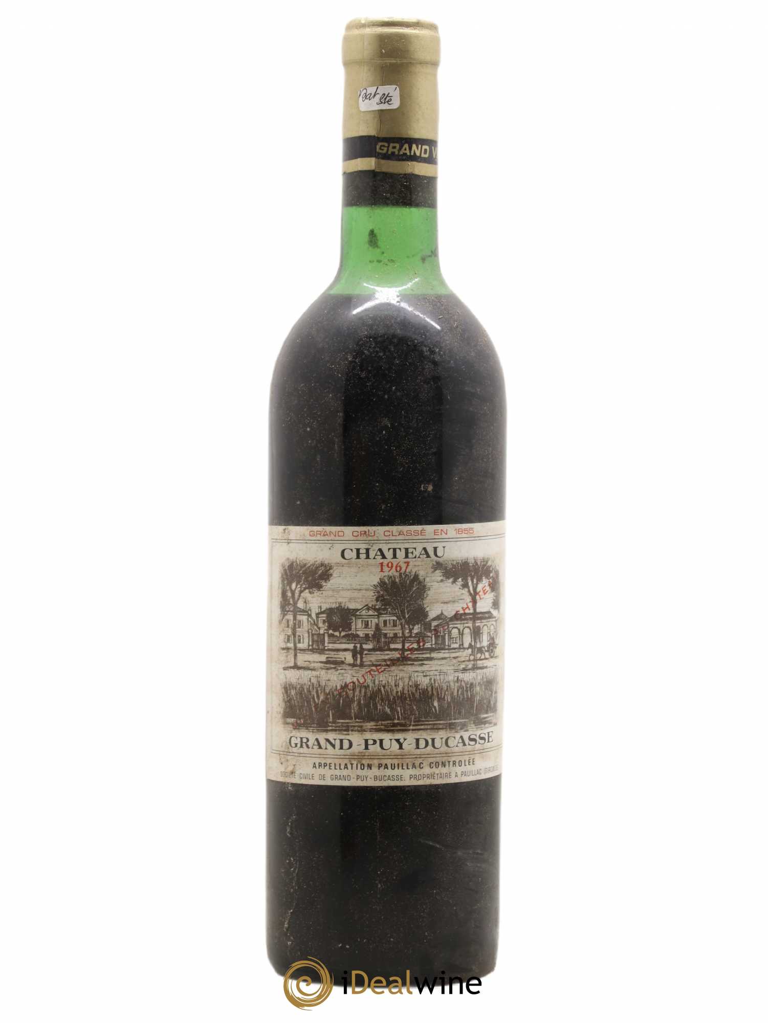 Château Grand Puy Ducasse 5ème Grand Cru Classé 1967 - Lot de 1 bouteille - 0