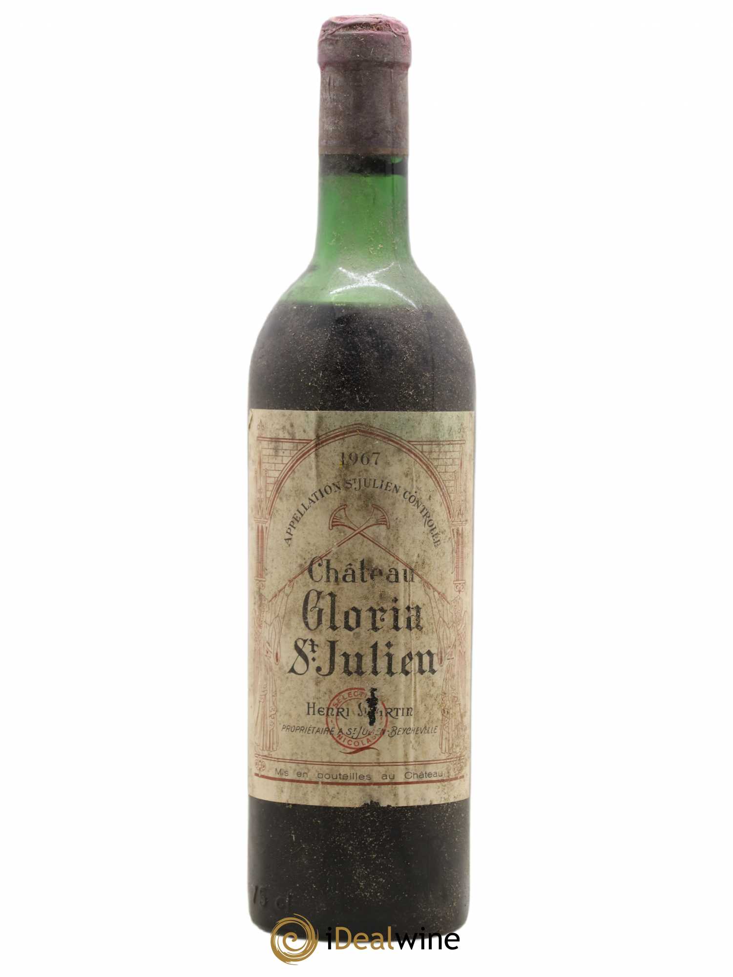 Château Gloria 1967 - Lot de 1 bouteille - 0